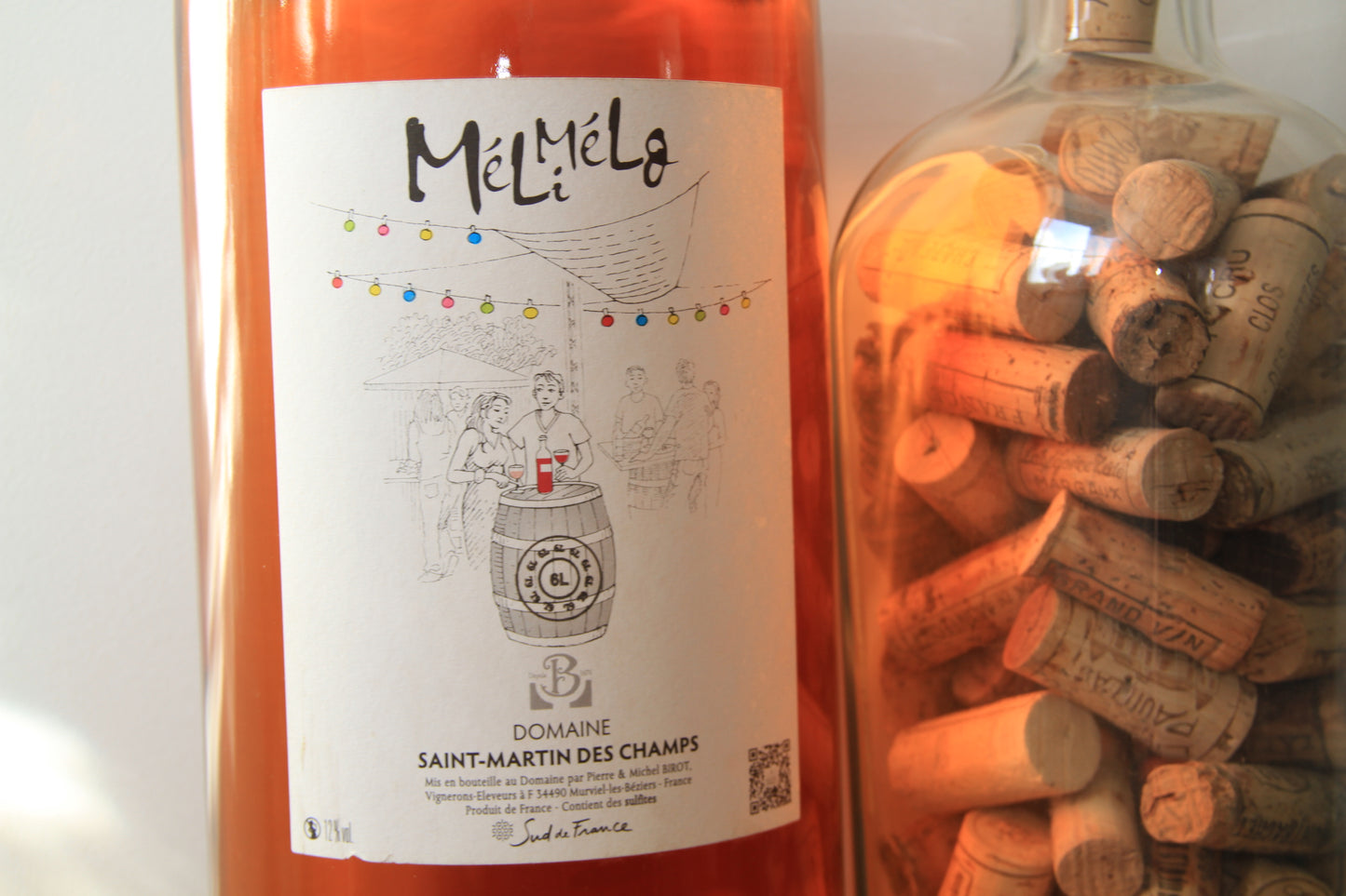 DOMAINE SAINT MARTIN DES CHAMPS - MÉLI MÉLO - ROSÉ 2020 - Imperial. 6 Lts - Eric-Dixvins