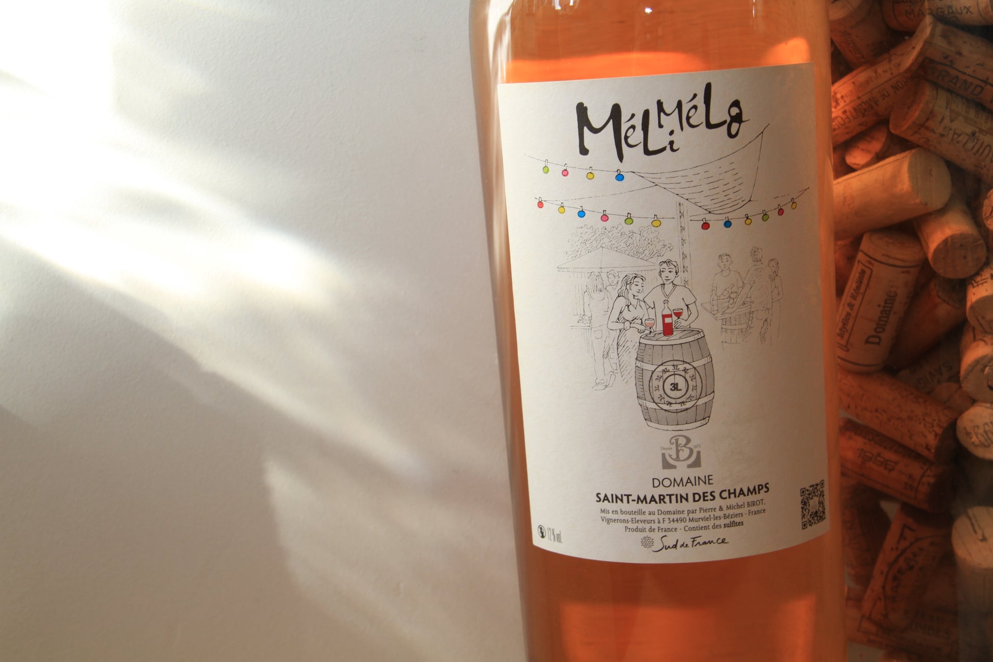 DOMAINE SAINT MARTIN DES CHAMPS - MÉLI MÉLO - ROSÉ 2020 - DBL MAGNUM. 3L - Eric-Dixvins