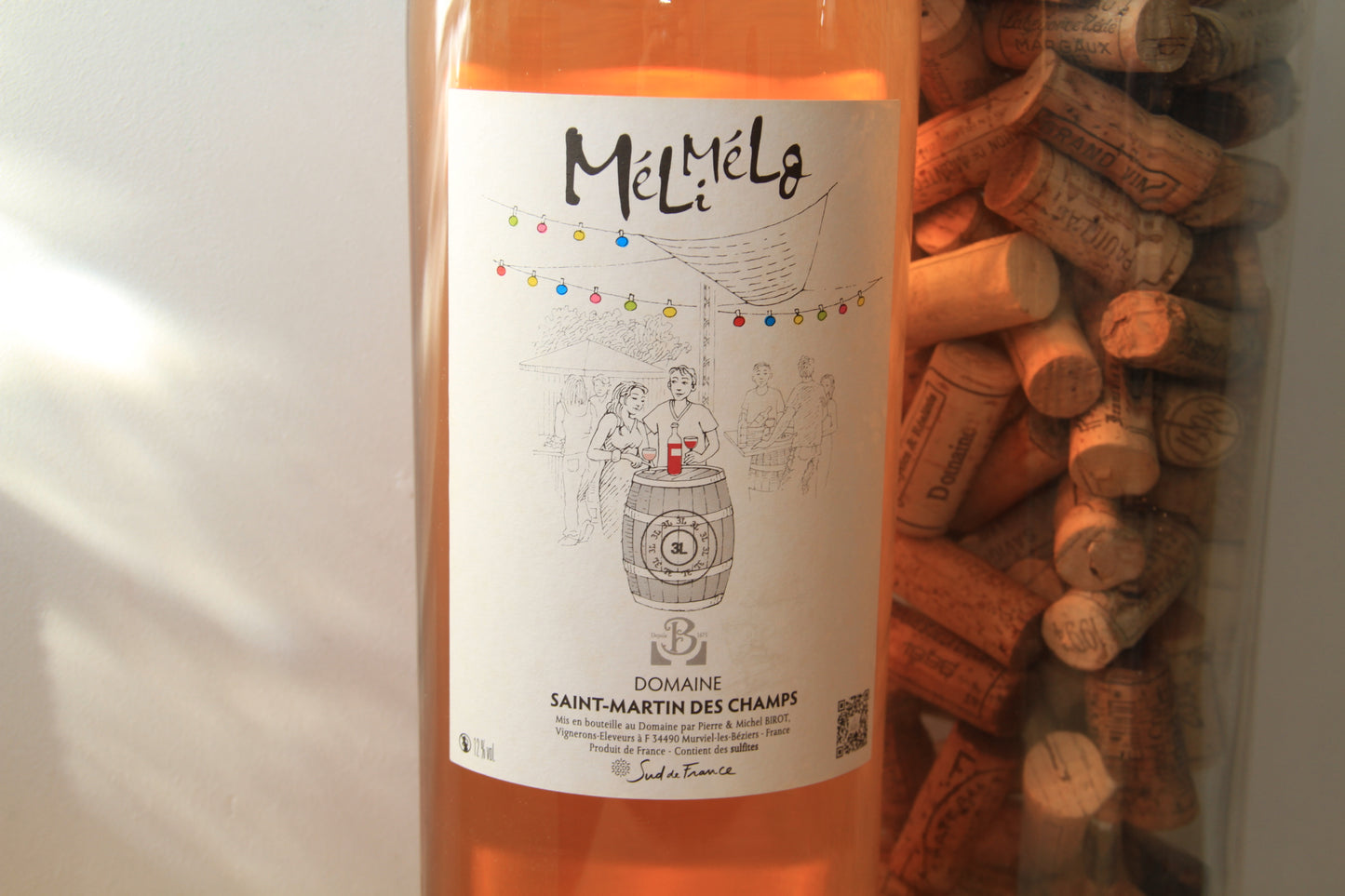 DOMAINE SAINT MARTIN DES CHAMPS - MÉLI MÉLO - ROSÉ 2020 - DBL MAGNUM. 3L - Eric-Dixvins