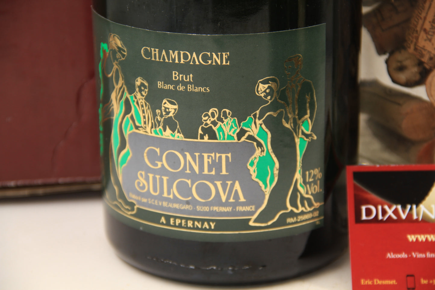 Champagne brut " Blanc de Blanc "  ** 1999 **  Gonet Sulcova  Magnum 1.5L - Eric-Dixvins