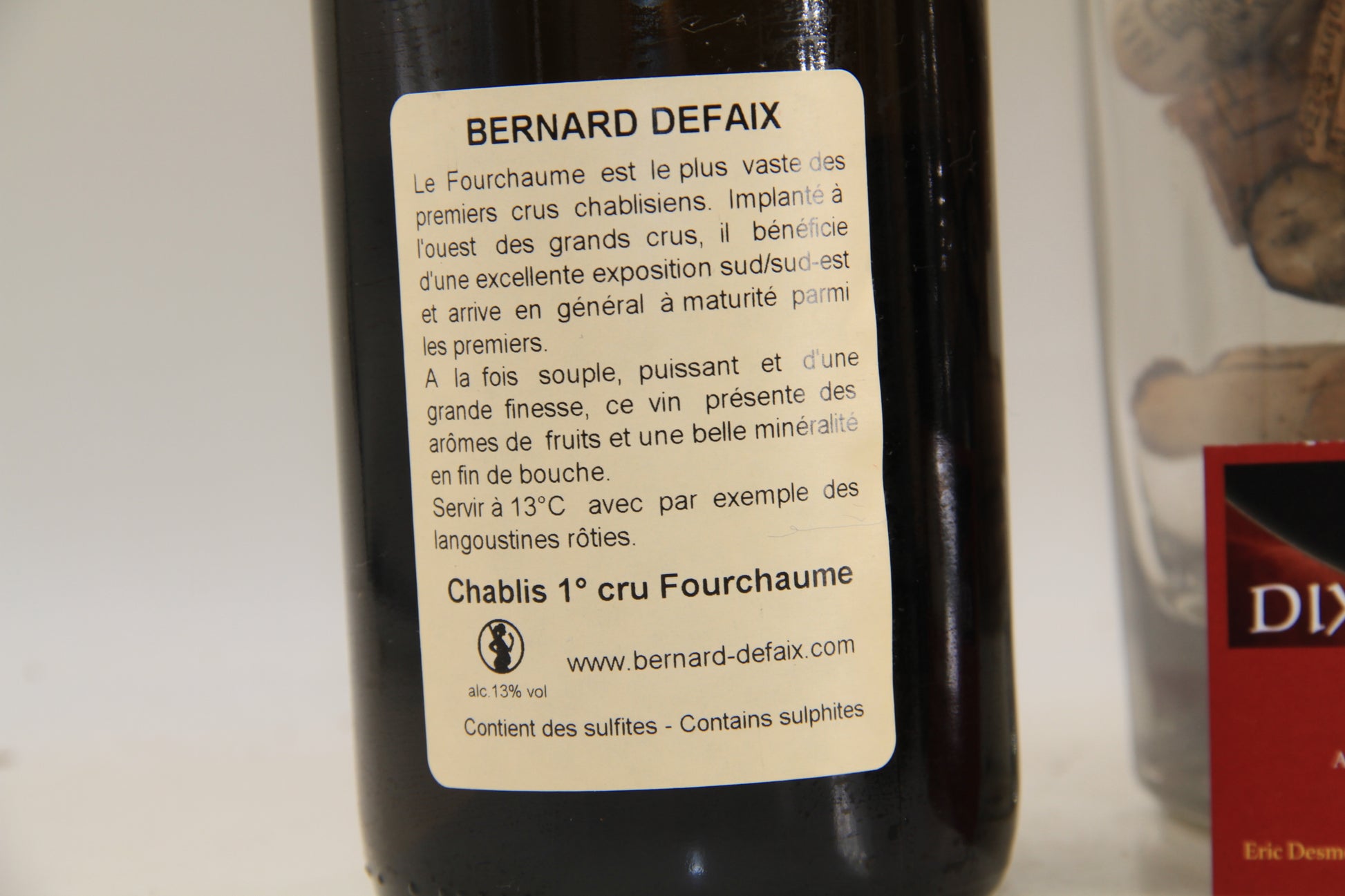 Chablis 1er Cru Fourchaume  ** 2006 ** Bernard Defaix - Eric-Dixvins