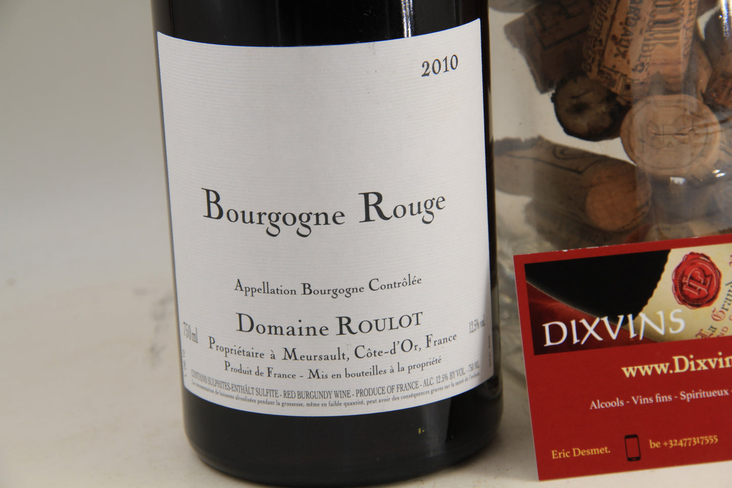 Bourgogne Rouge ** 2010 ** Domaine Roulot - Eric-Dixvins