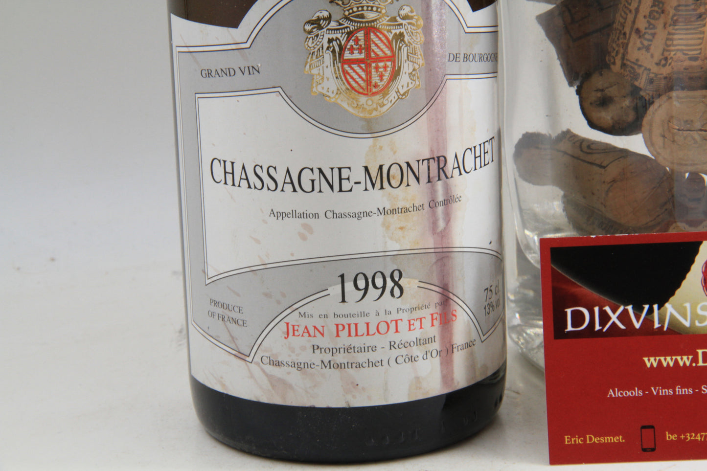 Chassagne Montrachet **1998**.Jean Pillot - Eric-Dixvins