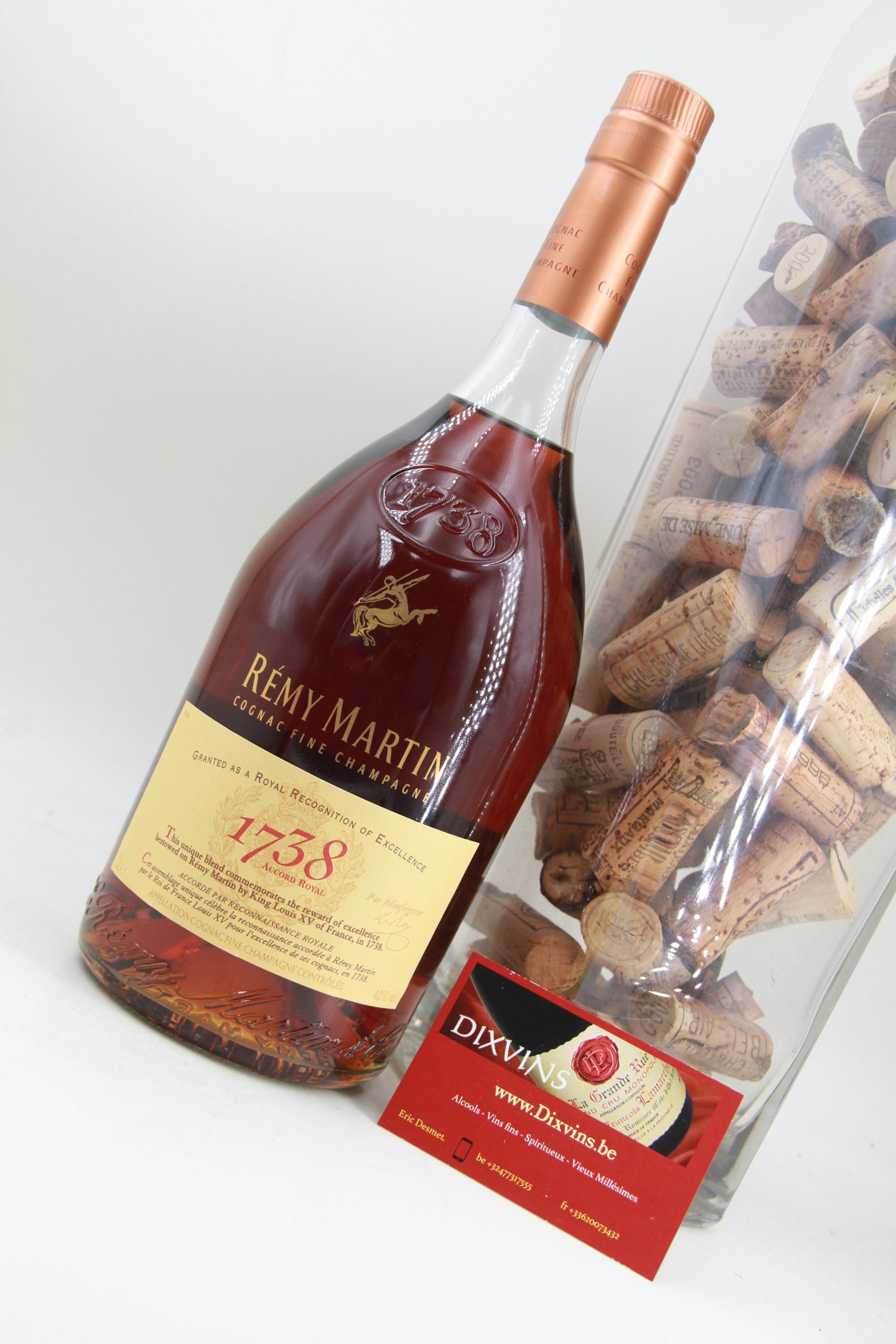 Cognac * 1738 * 1L    Rémy Martin      Fine Champagne - Eric-Dixvins