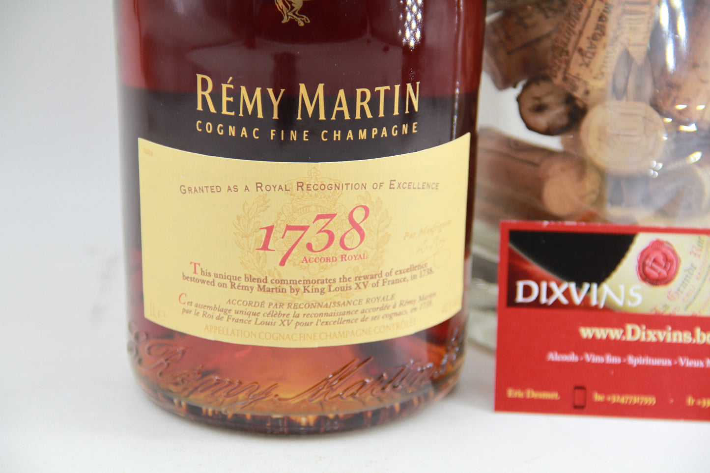 Cognac * 1738 * 1L    Rémy Martin      Fine Champagne - Eric-Dixvins