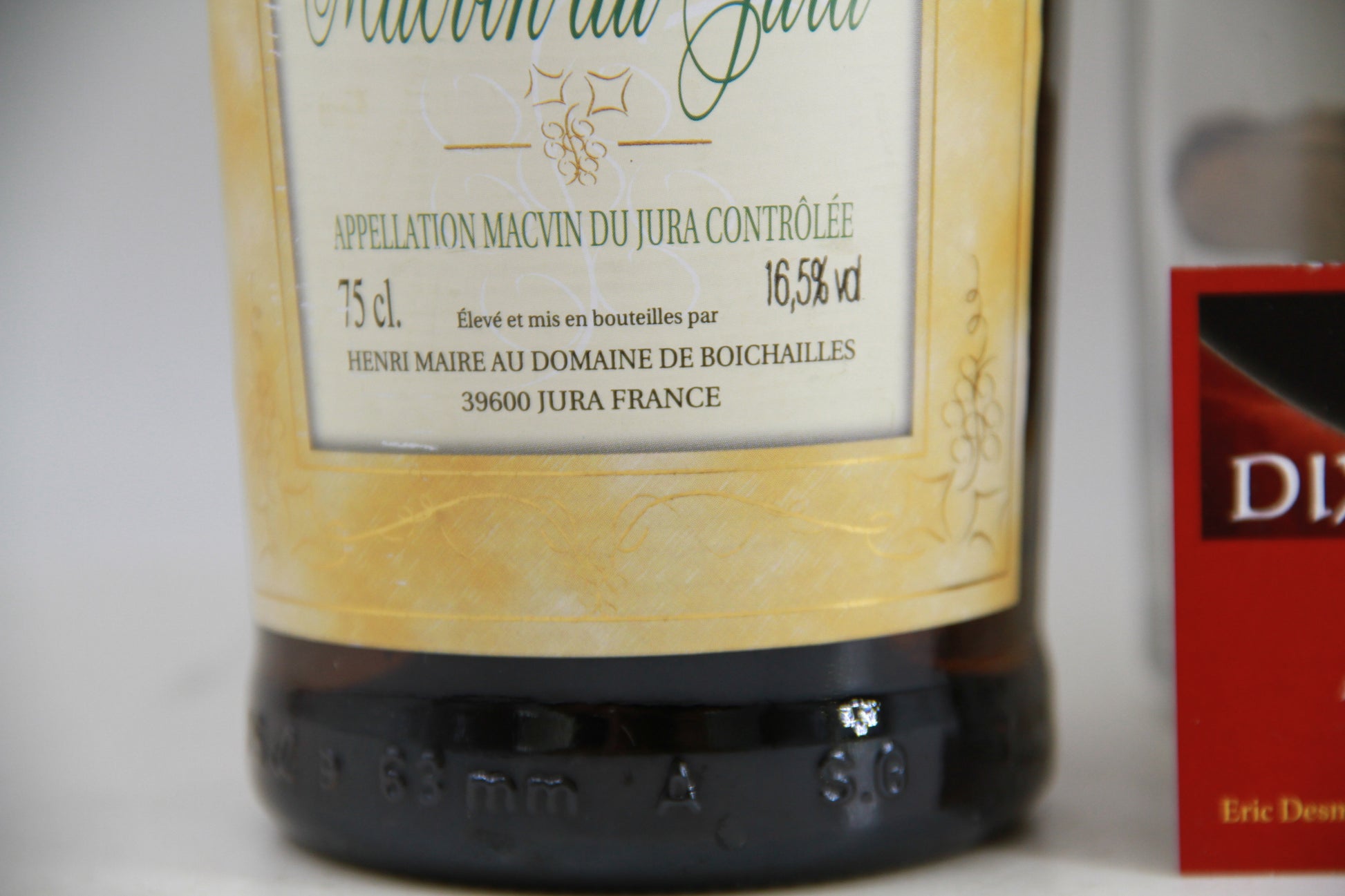 Macvin Du jura    Domaine Henri Maire - Eric-Dixvins