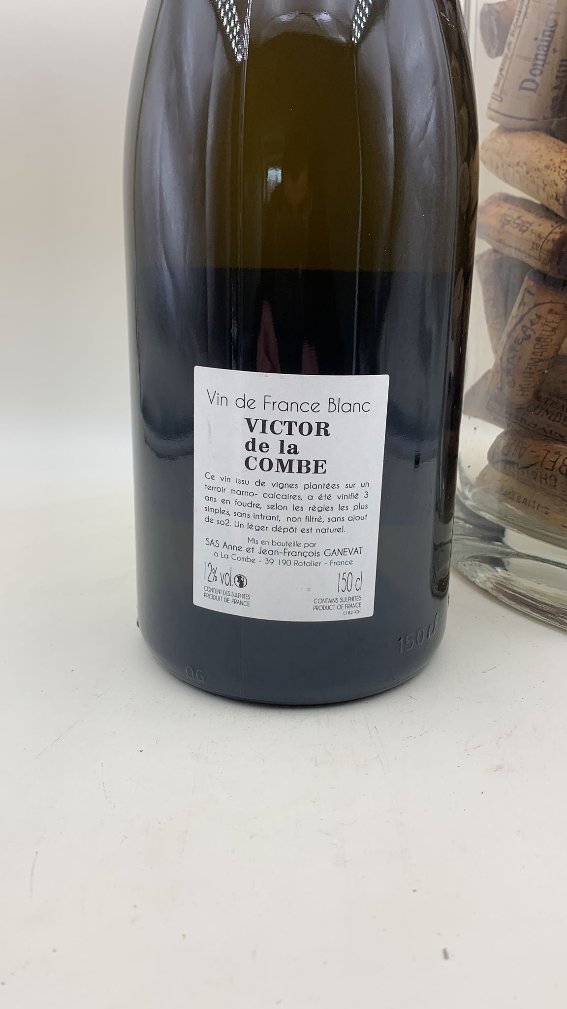 Victor de la Combe 'dit le Vieux Bougre  **L1821 ** Domaine  Ganevat  MAG 1,5L - Eric-Dixvins