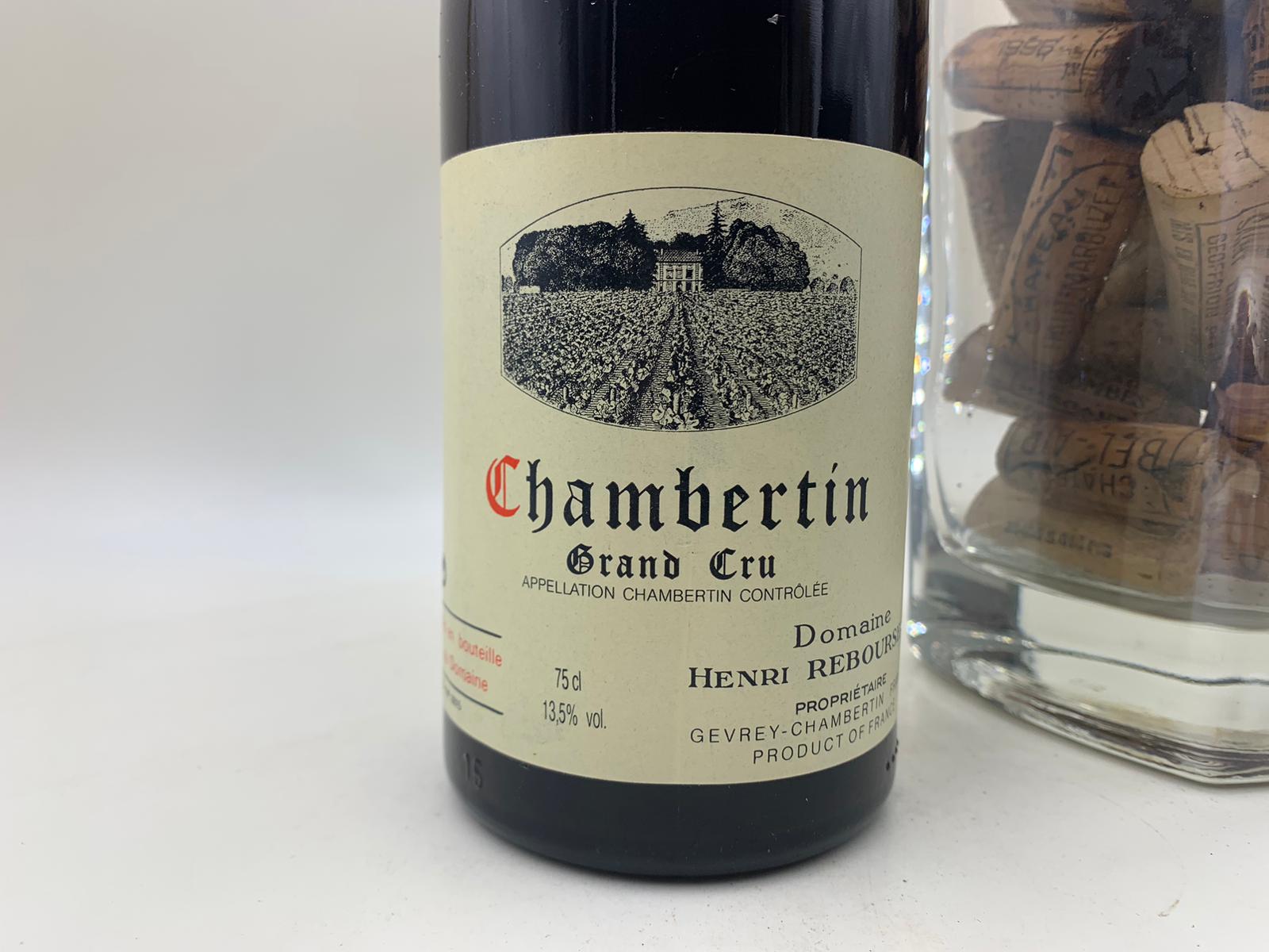 - Chambertin  Grand Cru ** 1995 ** Domaine Henri Rebourseau - Eric-Dixvins