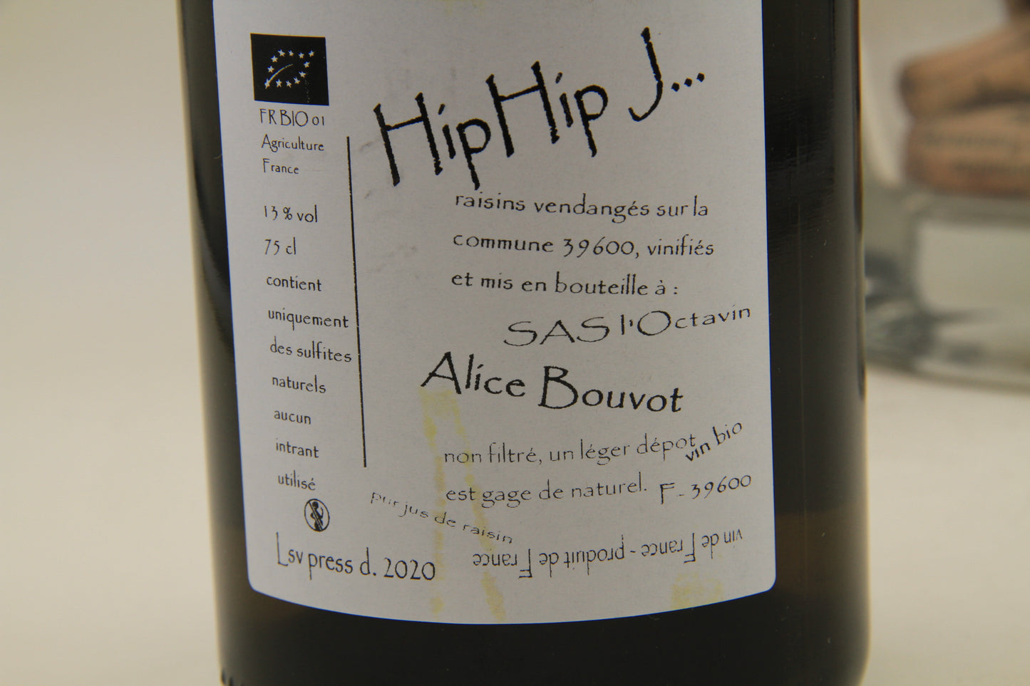 Hip Hip Jura ** 2020 ** L'octavin.  Alice Bouvot - Eric-Dixvins