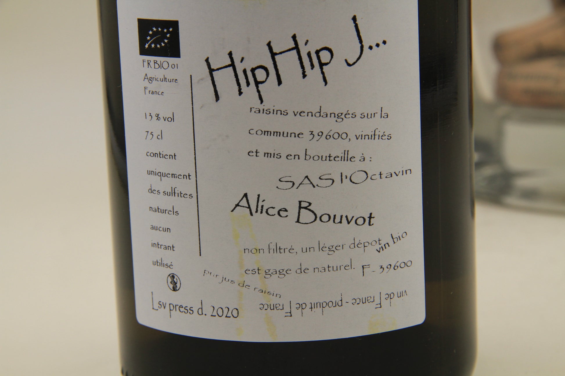 Hip Hip Jura ** 2020 ** L'octavin.  Alice Bouvot - Eric-Dixvins