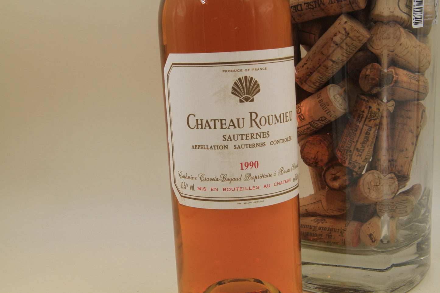 Chateau Roumieu ** 1990 ** Sauternes - Eric-Dixvins