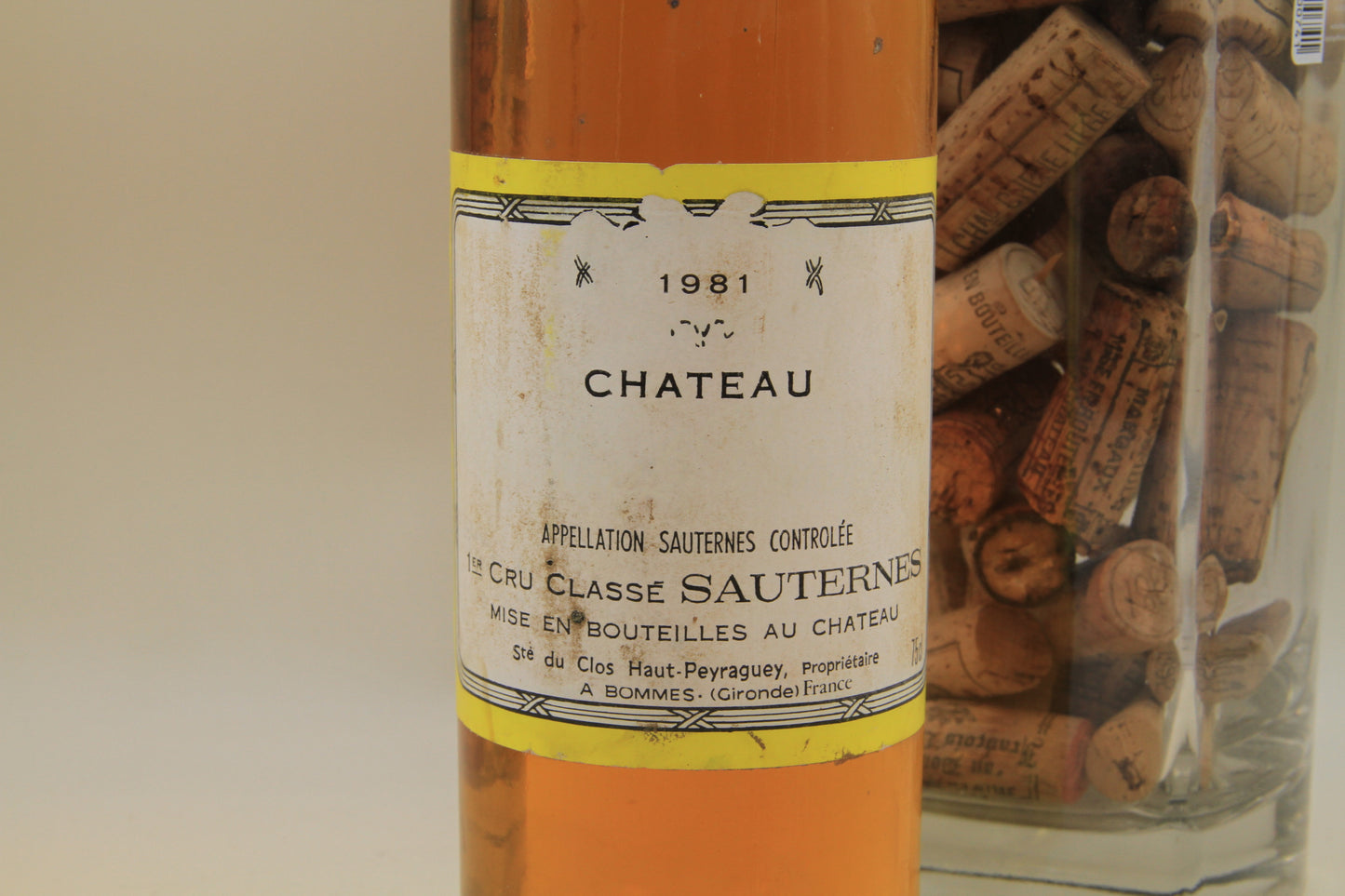 Chateau Clos Haut Peyraguey ** 1981** 1er Cru Classé  Sauternes - Eric-Dixvins