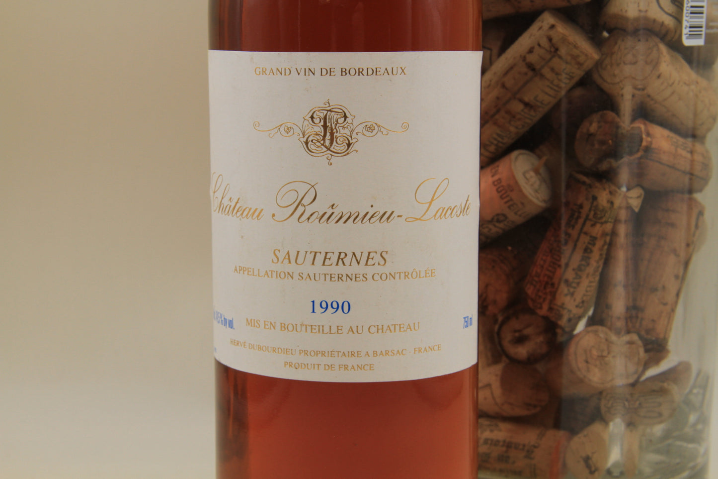 Chateau Roumieu Lacoste ** 1990 ** Sauternes - Eric-Dixvins