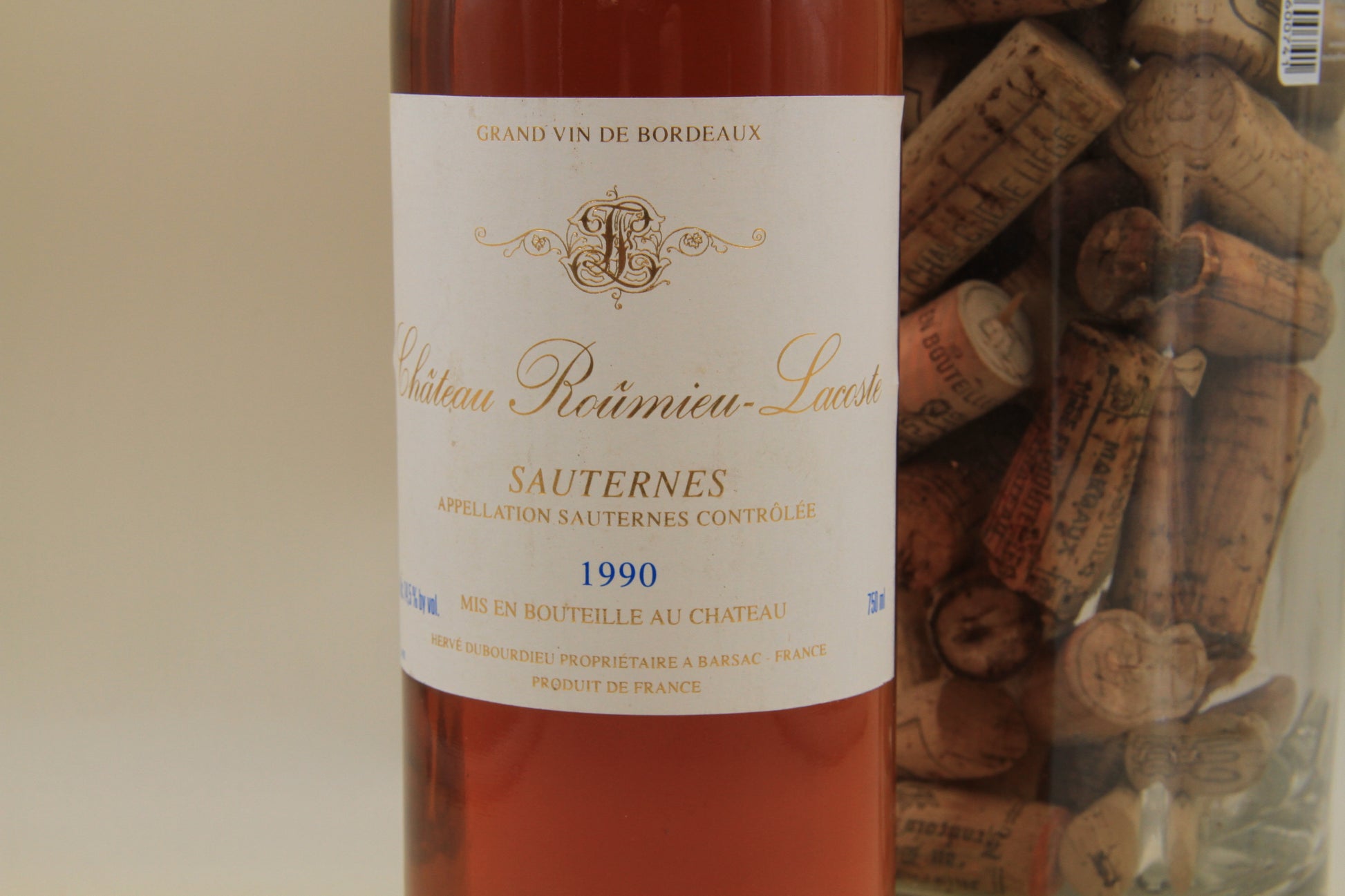 Chateau Roumieu Lacoste ** 1990 ** Sauternes - Eric-Dixvins