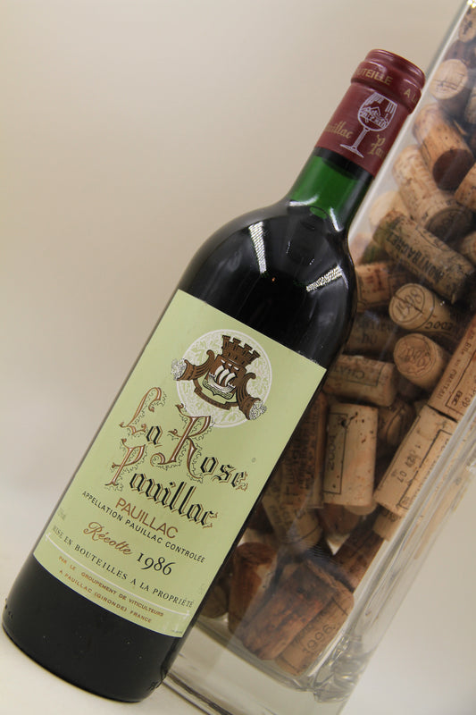 -La Rose Pauillac  **1986** Pauillac - Eric-Dixvins