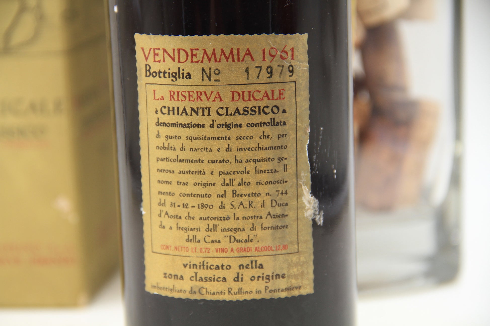 Chianti Classico Riserva Ducale **1961 ** Ruffino - Eric-Dixvins