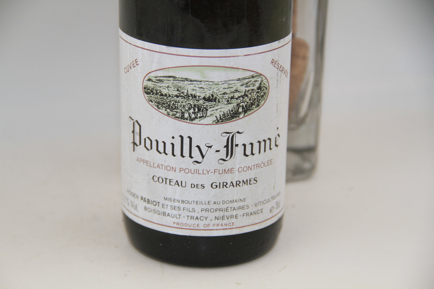 - Pouilly Fumé " Coteau des Girames" **1990** Pabiot - Eric-Dixvins