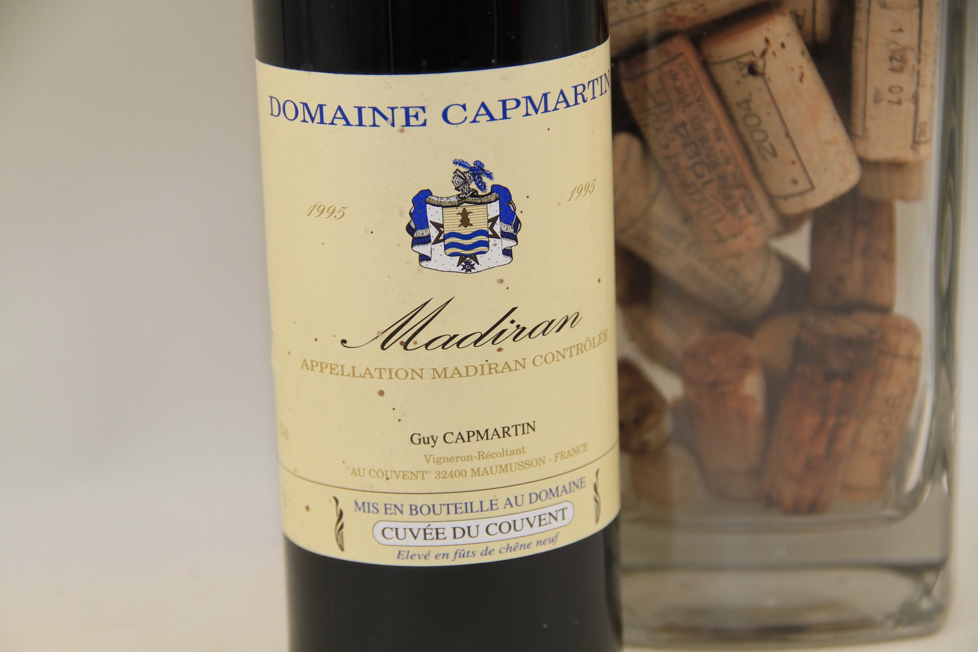 Domaine Cap Martin  Cuvée du Couvent **1995 ** Madiran   Guy CapMartin - Eric-Dixvins