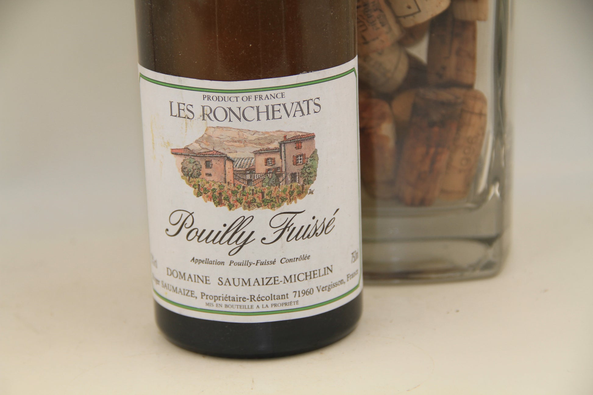 - Pouilly-Fuissé  " Les Ronchevats " **1995** Domaine Saumaize Michelin - Eric-Dixvins