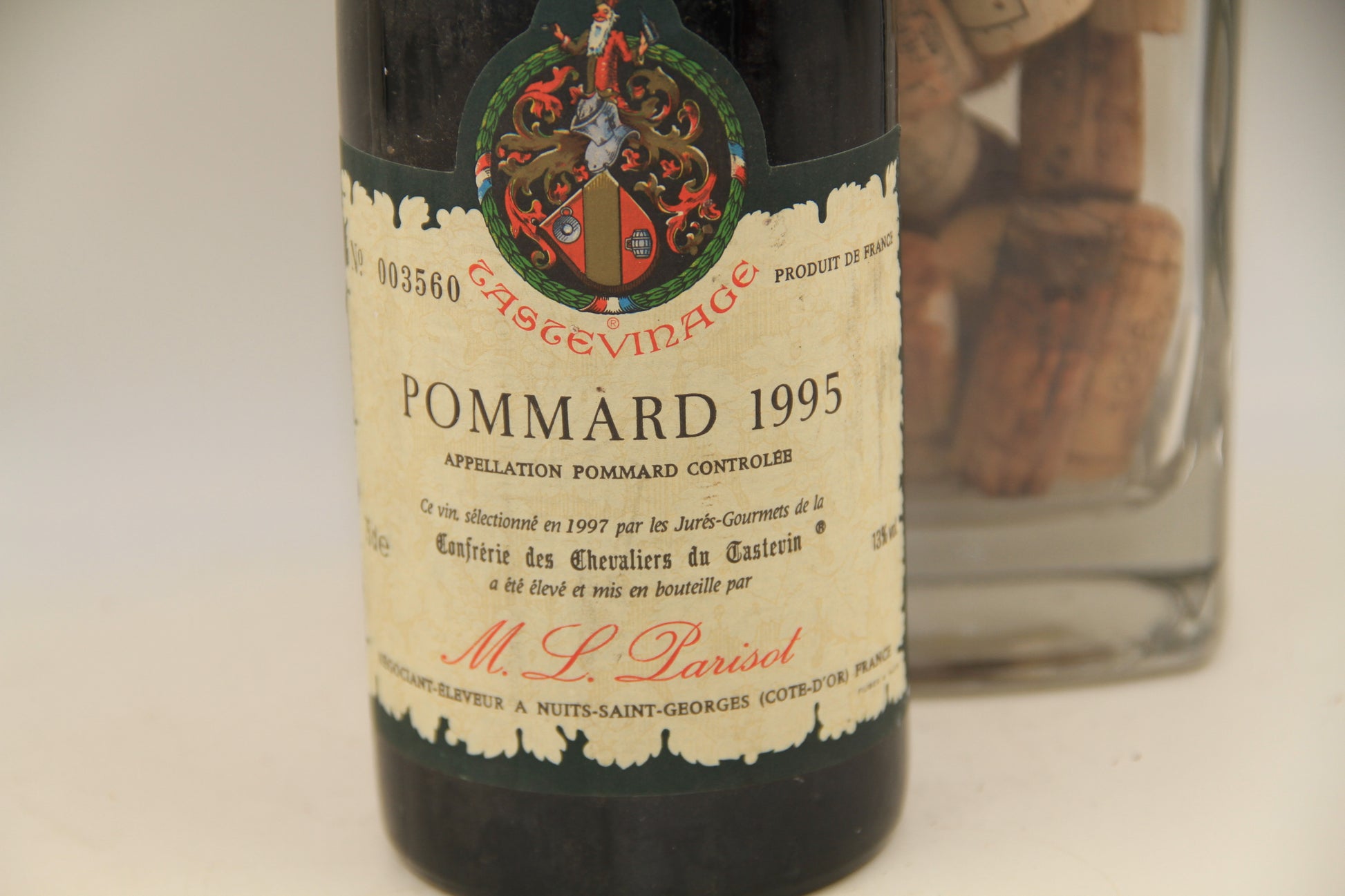 - Pommard **1995 ** Parisot - Eric-Dixvins