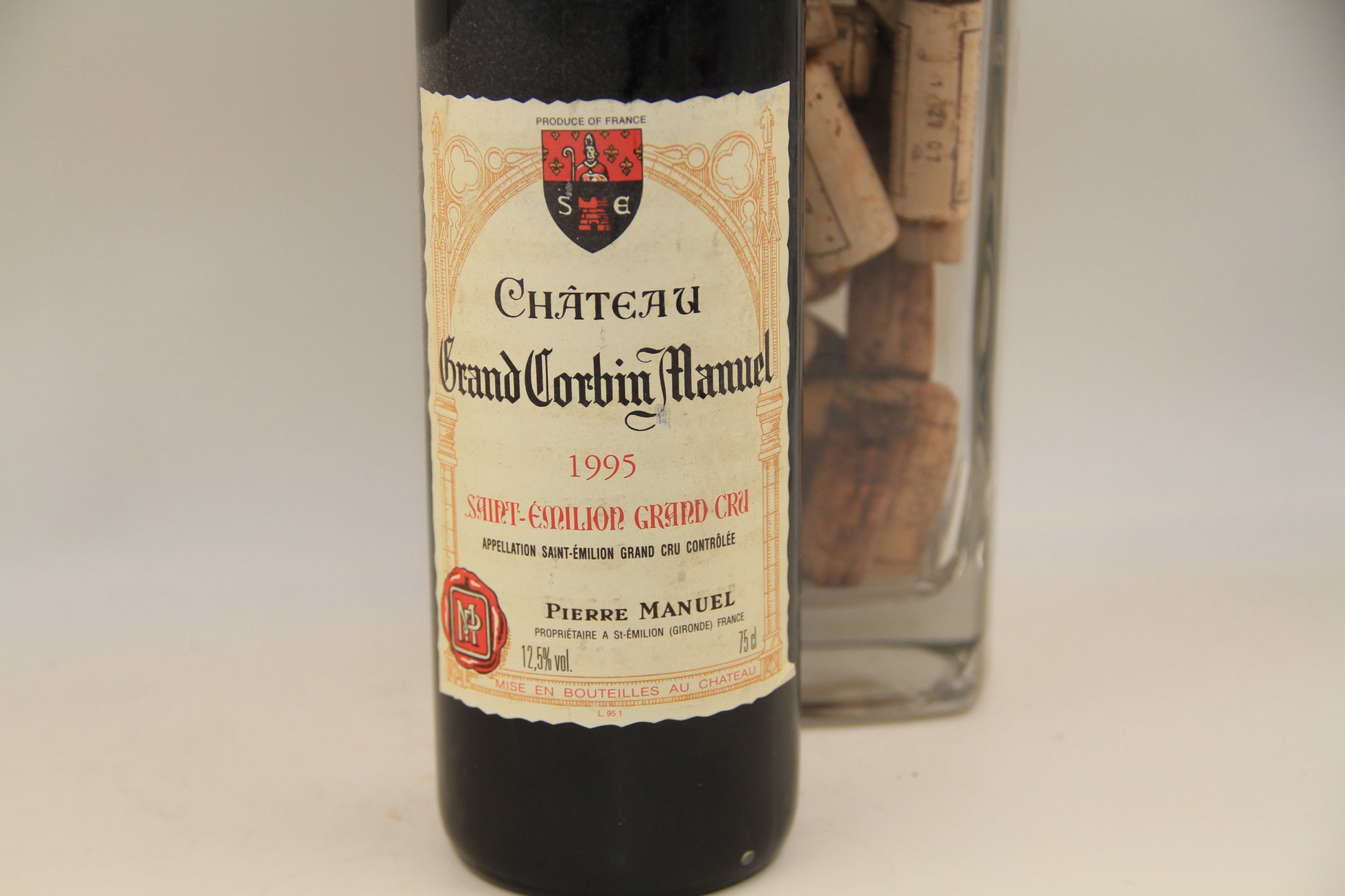 - Chateau Grand Corbin Manuel ** 1995 ** Saint Emilion Grand Cru - Eric-Dixvins