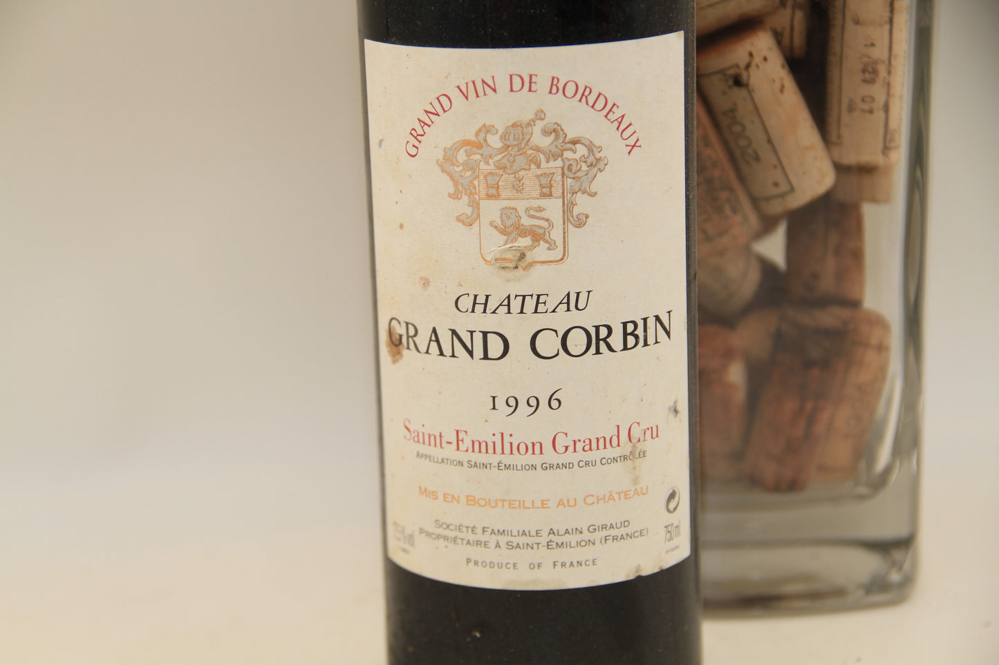 -Chateau Grand Corbin ** 1996 ** Saint Emilion Grand Cru - Eric-Dixvins