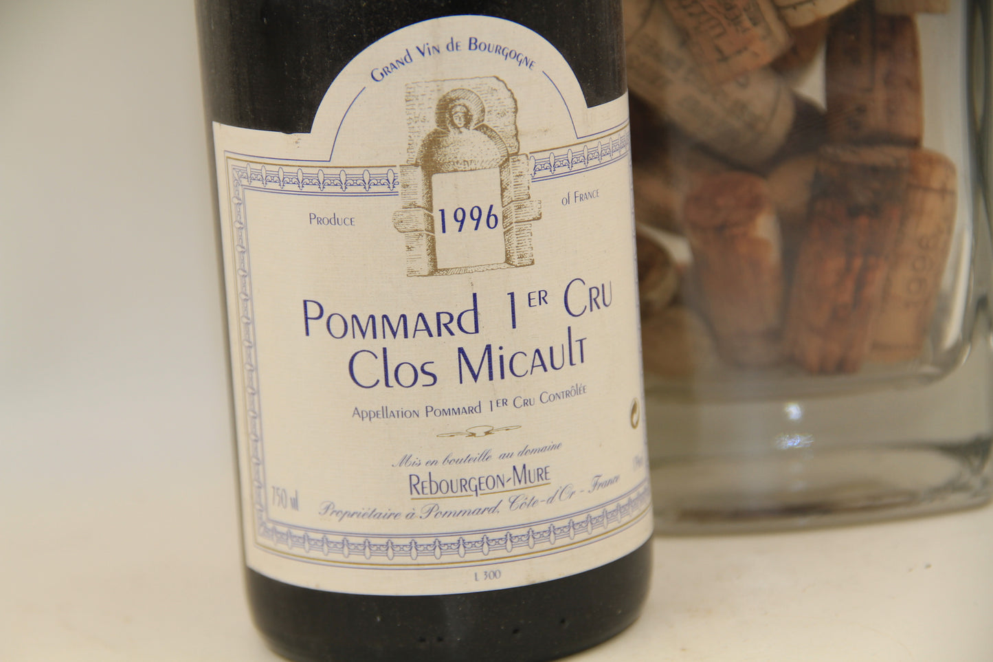 -Pommard 1er Cru "Clos Micault"   **1996 ** Rebourgeon-Mure - Eric-Dixvins