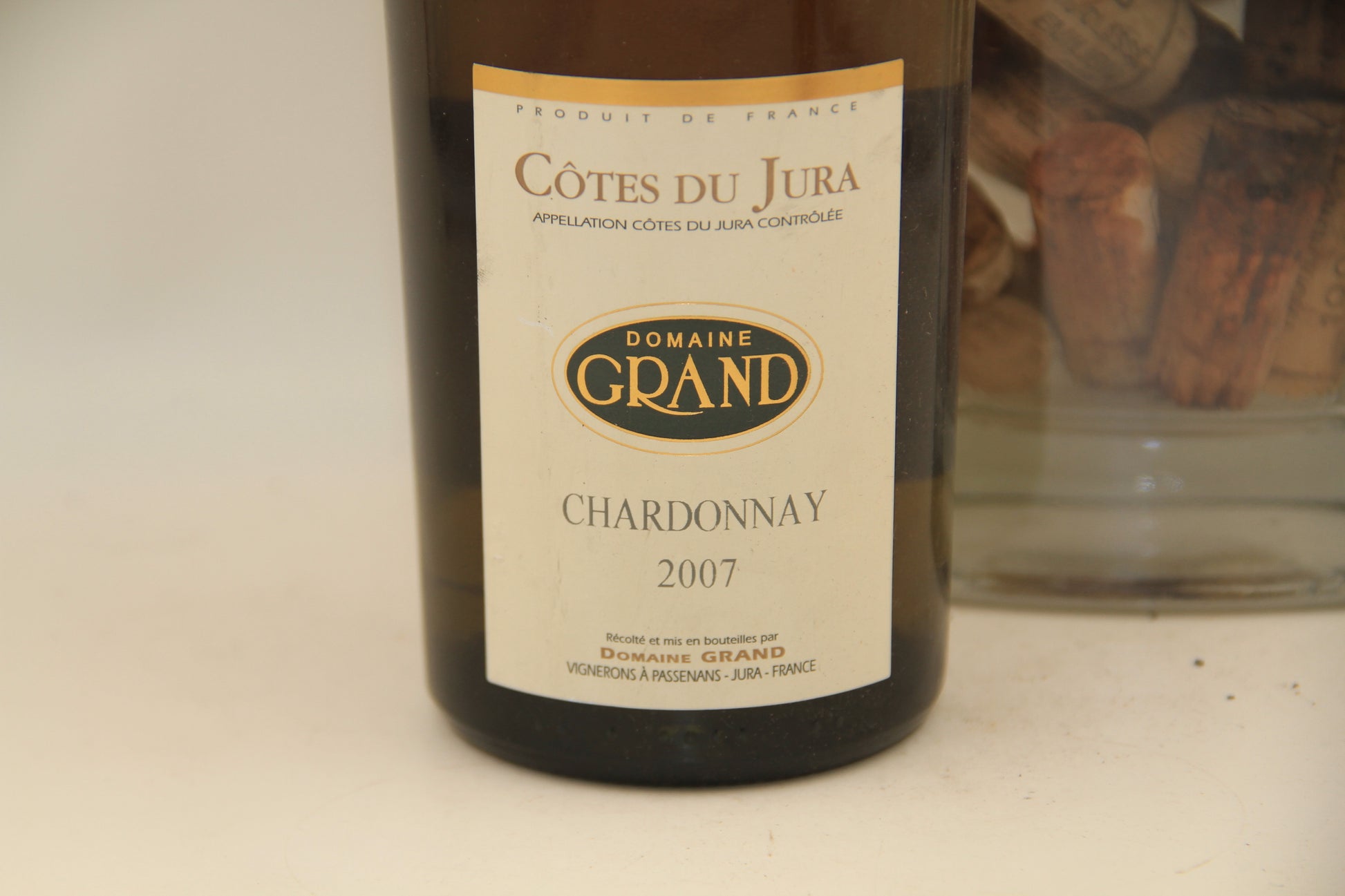 -Cote de Jura  Chardonnay ** 2007 ** Domaine Grand - Eric-Dixvins