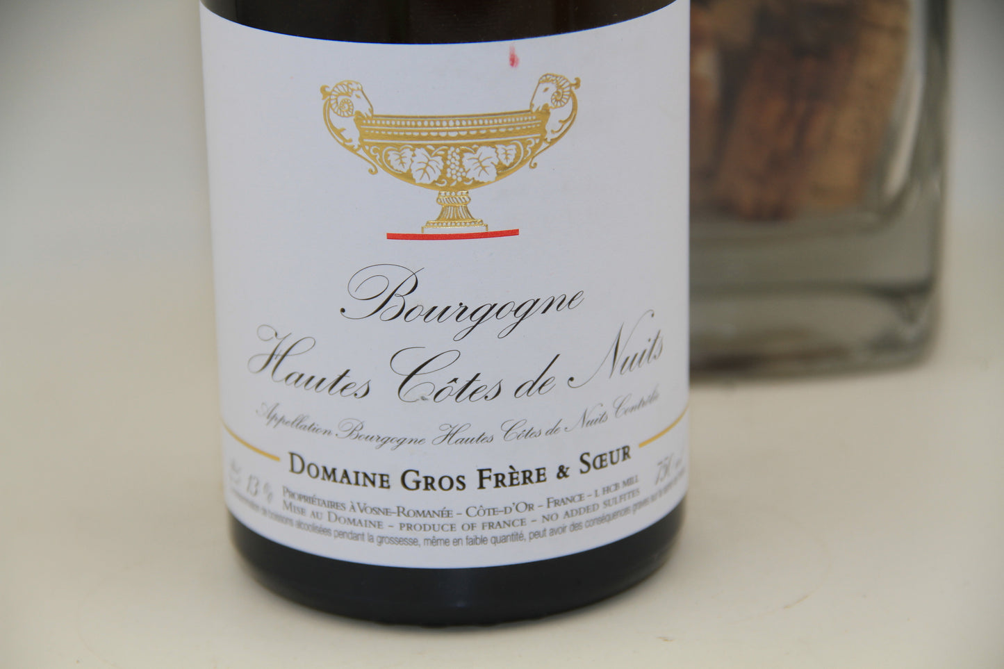 - Bourgogne Hautes Cotes De Nuits ** 2016 ** Domaine Gros Frère et Soeur - Eric-Dixvins