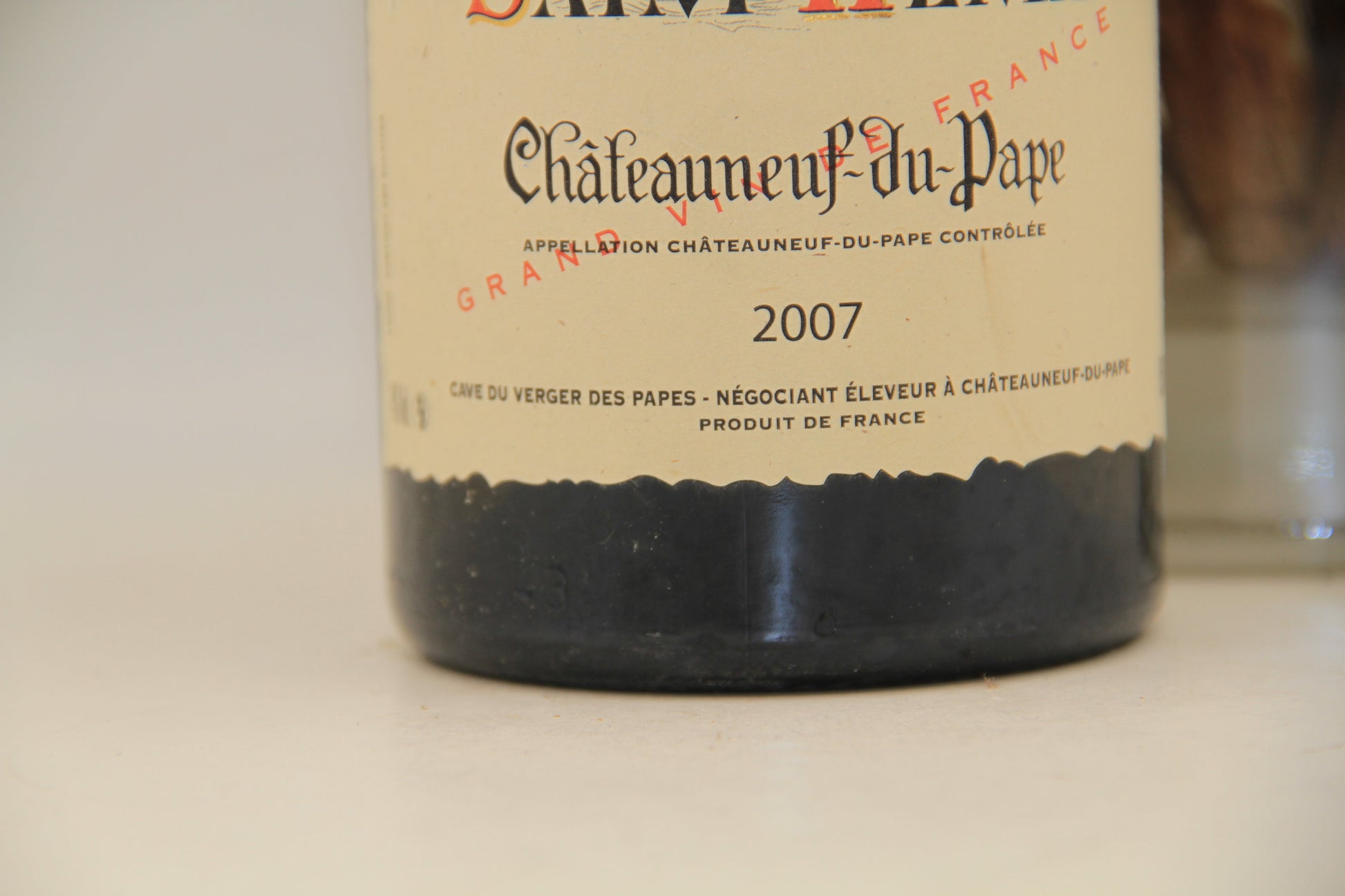 Chateauneuf du Pape " Saint Henri "  **2007 ** cave du Verger des Papes - Eric-Dixvins