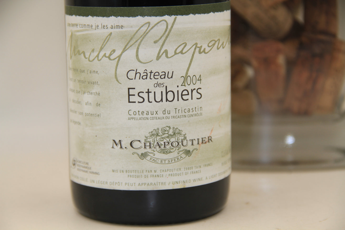 Chateau des Estubiers  **2004 **  Chapoutier     Coteaux du Tricastin - Eric-Dixvins