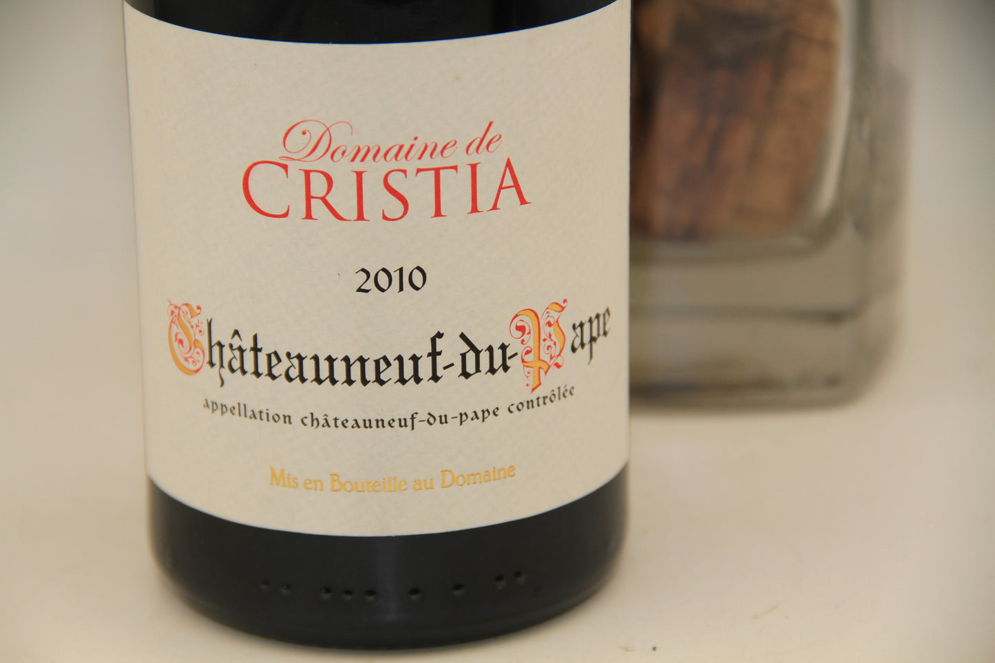 - Chateauneuf du Pape ** 2010** Domaine Cristia - Eric-Dixvins