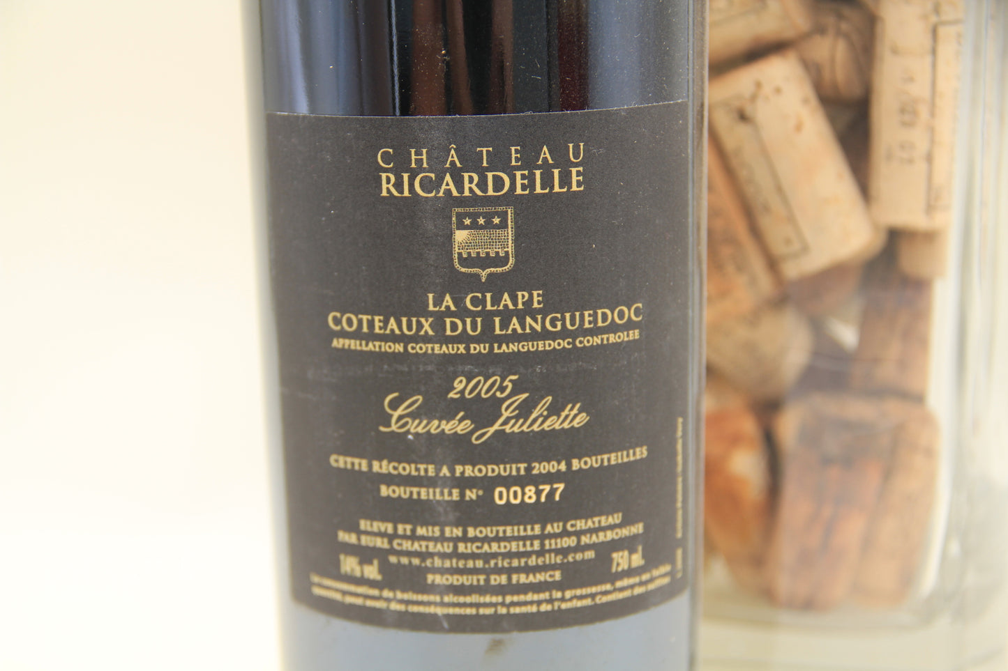 Chateau de Ricardelle **2005** Cuvée  Juliette  Languedoc - Eric-Dixvins