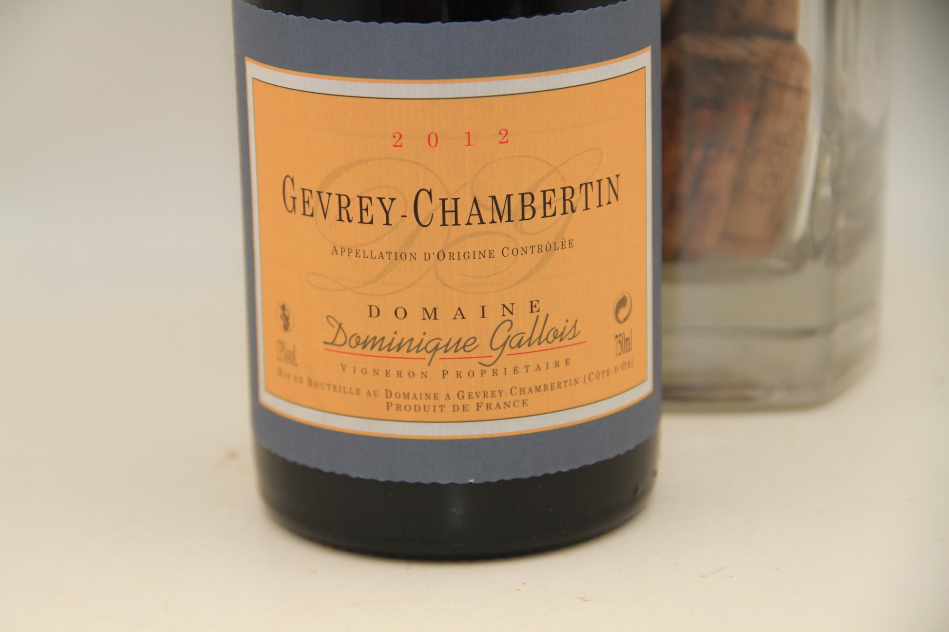 - Gevrey Chambertin ** 2012** Domaine Gallois - Eric-Dixvins