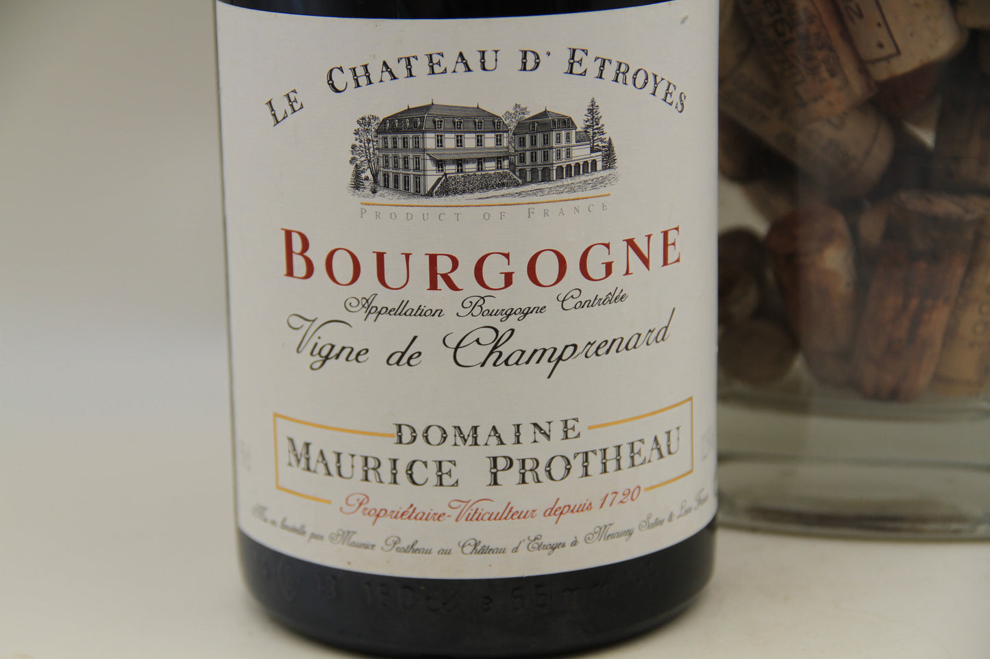 Bourgogne " Vigne de Champrenard "1995" Domaine Protheau  Magnum 1,5L - Eric-Dixvins