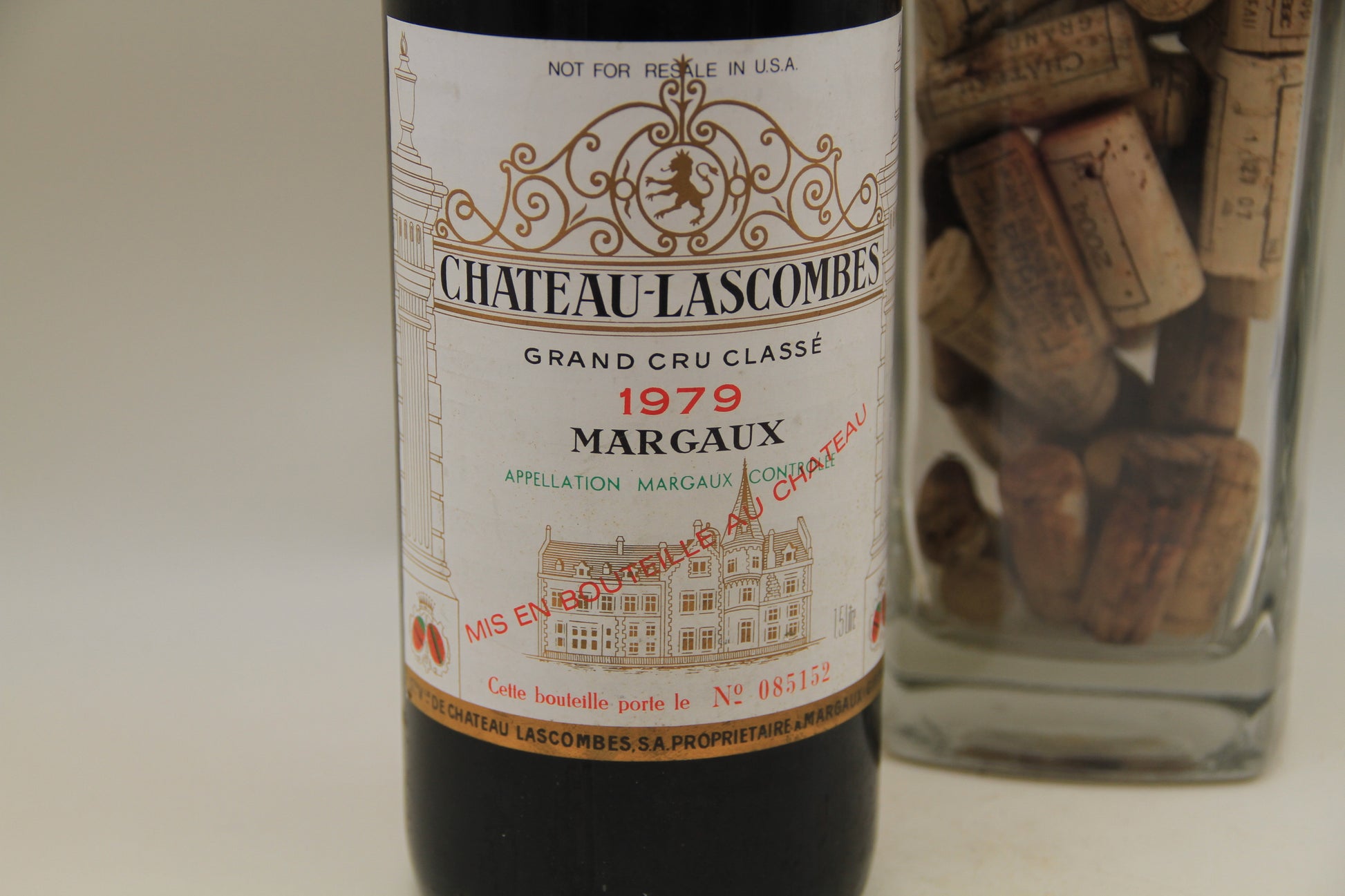 Chateau lascombes **1979 ** Grand Cru Classé  Margaux. Magnum 1,5 L - Eric-Dixvins