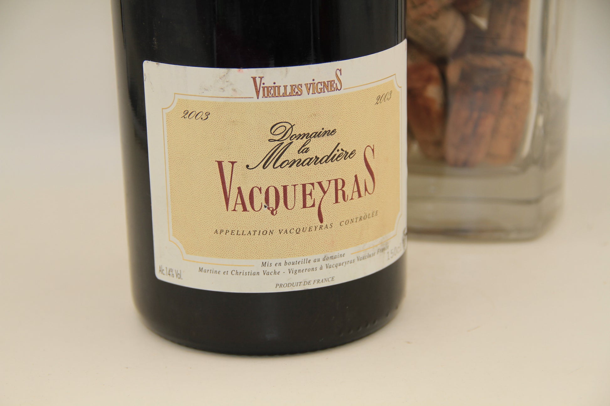 Vacqueyras VV  **2003** M ET C Vache. 1,5L Magnum - Eric-Dixvins