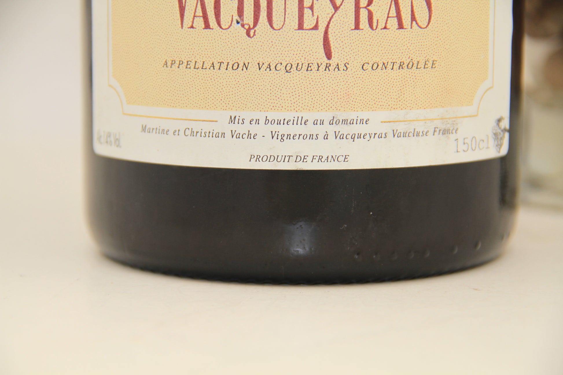 Vacqueyras VV  **2003** M ET C Vache. 1,5L Magnum - Eric-Dixvins