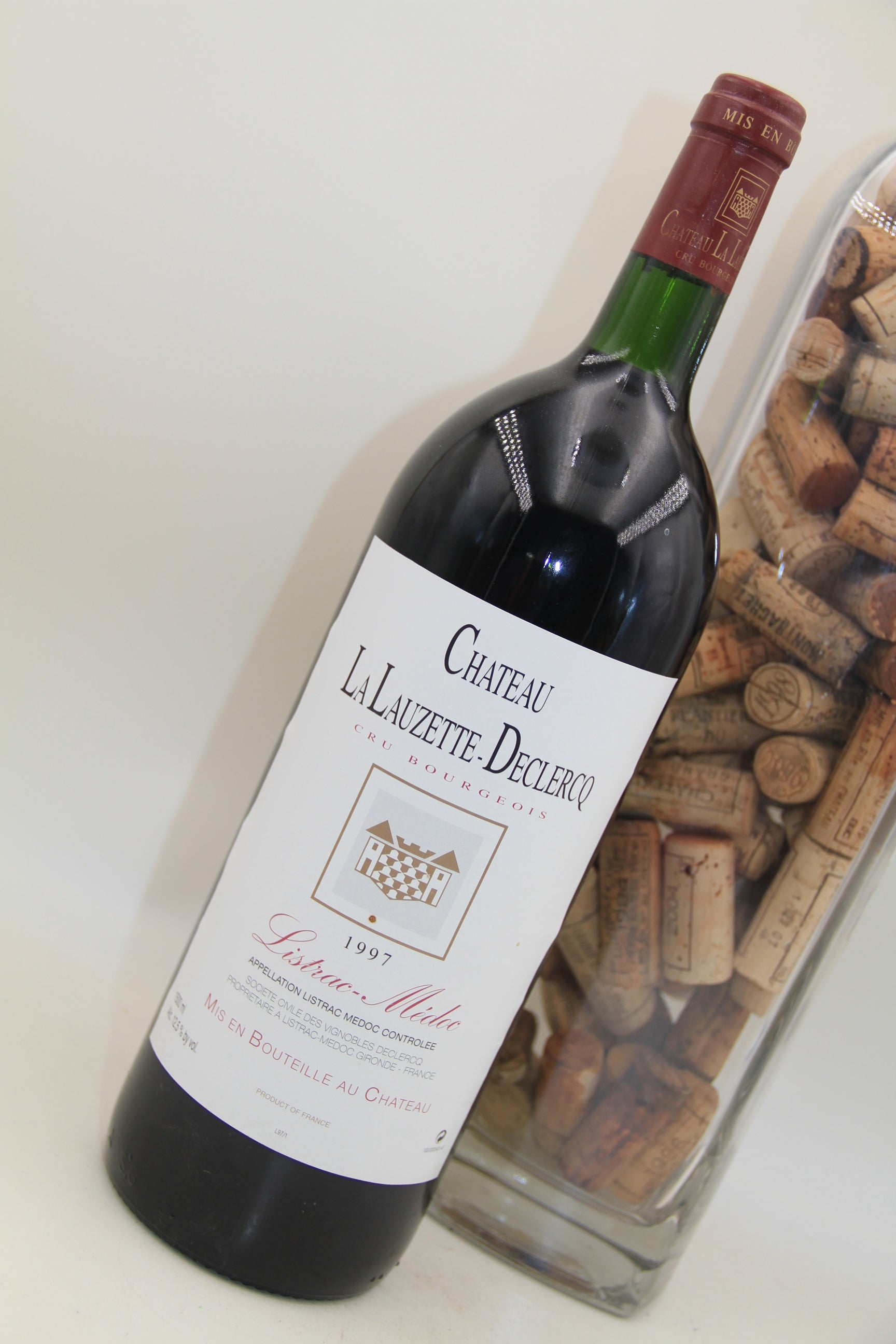 Chateau  La Lauzette-Declercq  **1997** Cru Bourgeois Médoc Magnum 1,5 L cbo - Eric-Dixvins