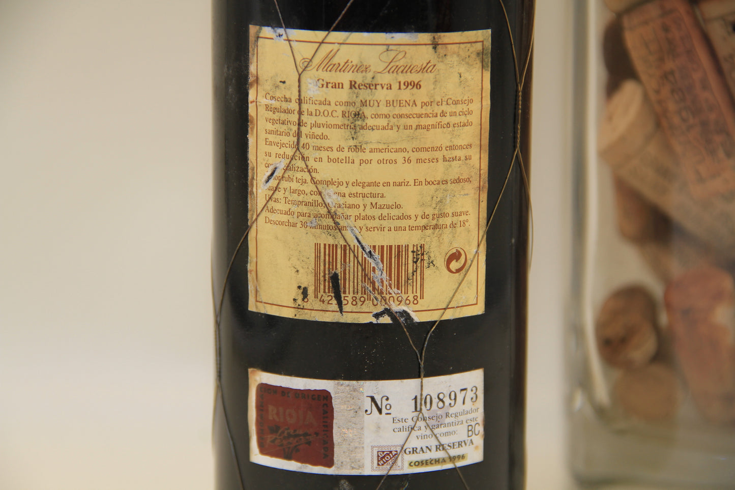 Martinez Lacuesta **1996** RIOJA - Eric-Dixvins