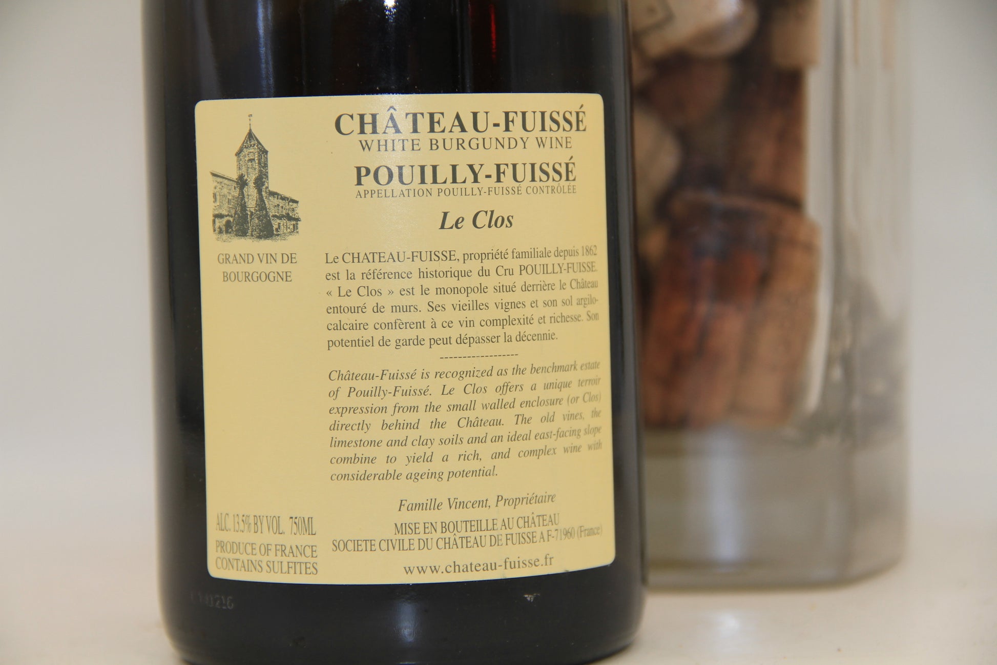 Pouilly Fuissé "LE Clos " **2016** Chateau Fuissé - Eric-Dixvins