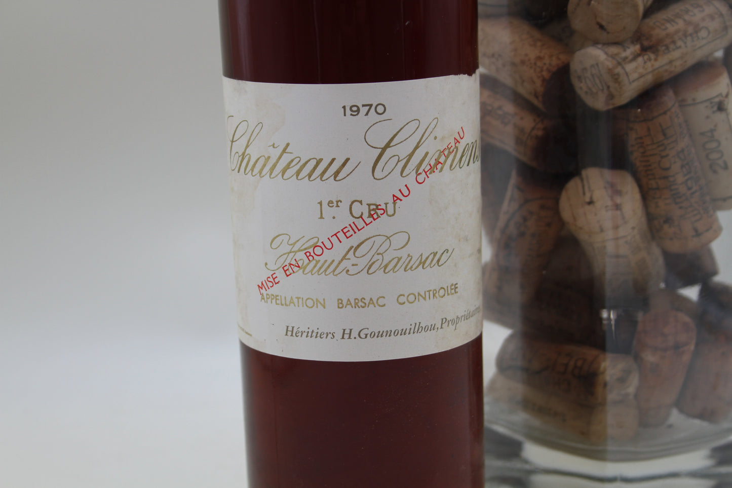 Chateau Climens  **1970**  Grand Cru Classé  Sauternes - Eric-Dixvins