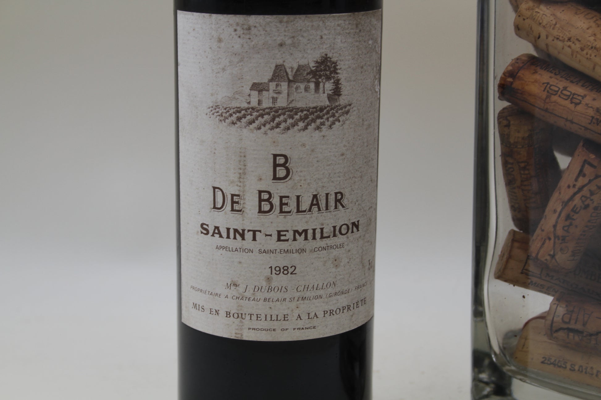 -Chateau B De Belair  ** 1982 ** Saint Emilion - Eric-Dixvins