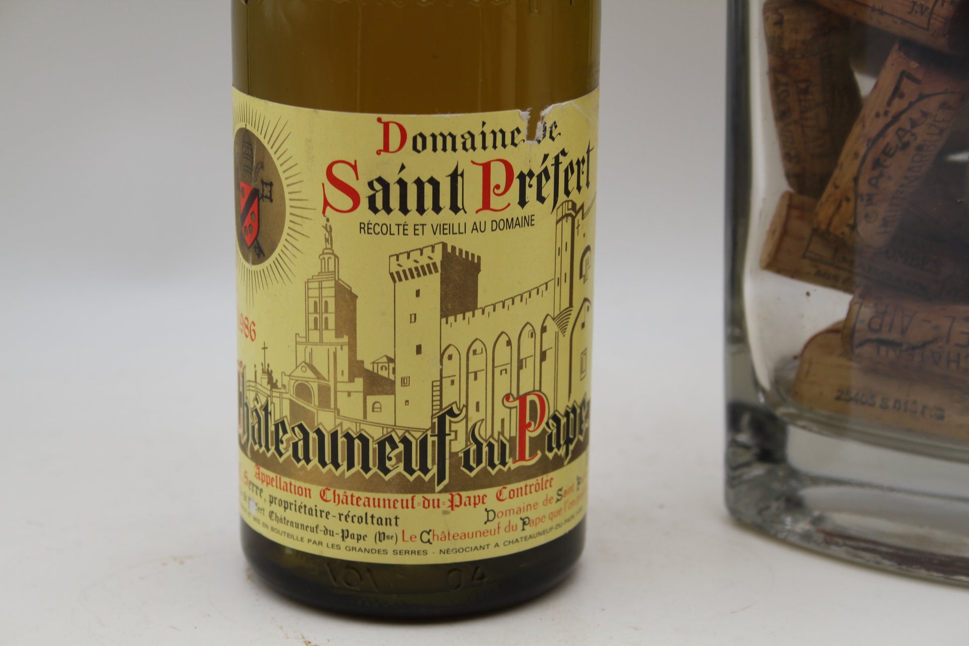 - Chateauneuf du Pape ** 1986 ** Domaine Saint Perfect    Serre - Eric-Dixvins