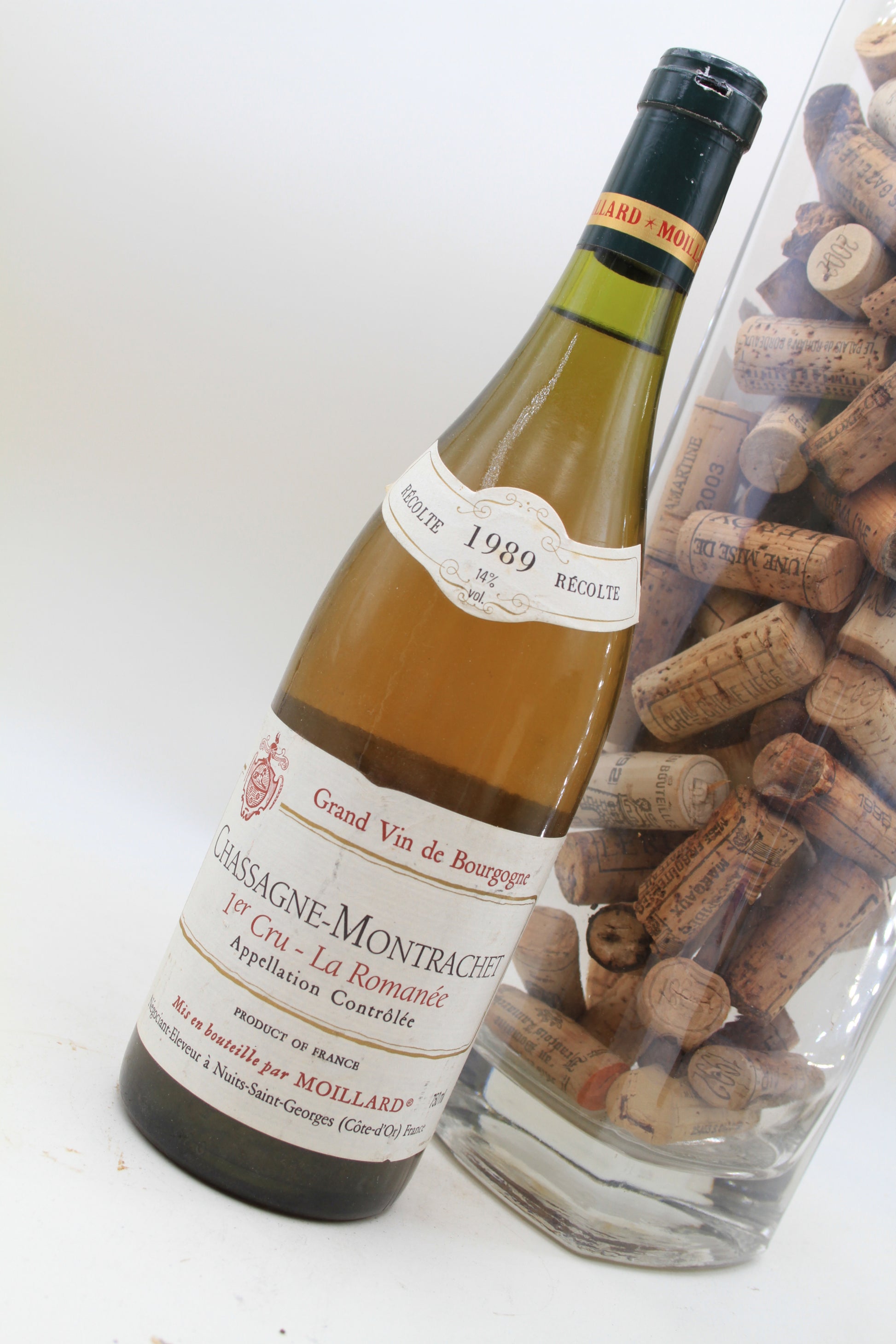 -Chassagne Montrachet 1er Cru "La Romanée"  ** 1989 ** Moillard - Eric-Dixvins