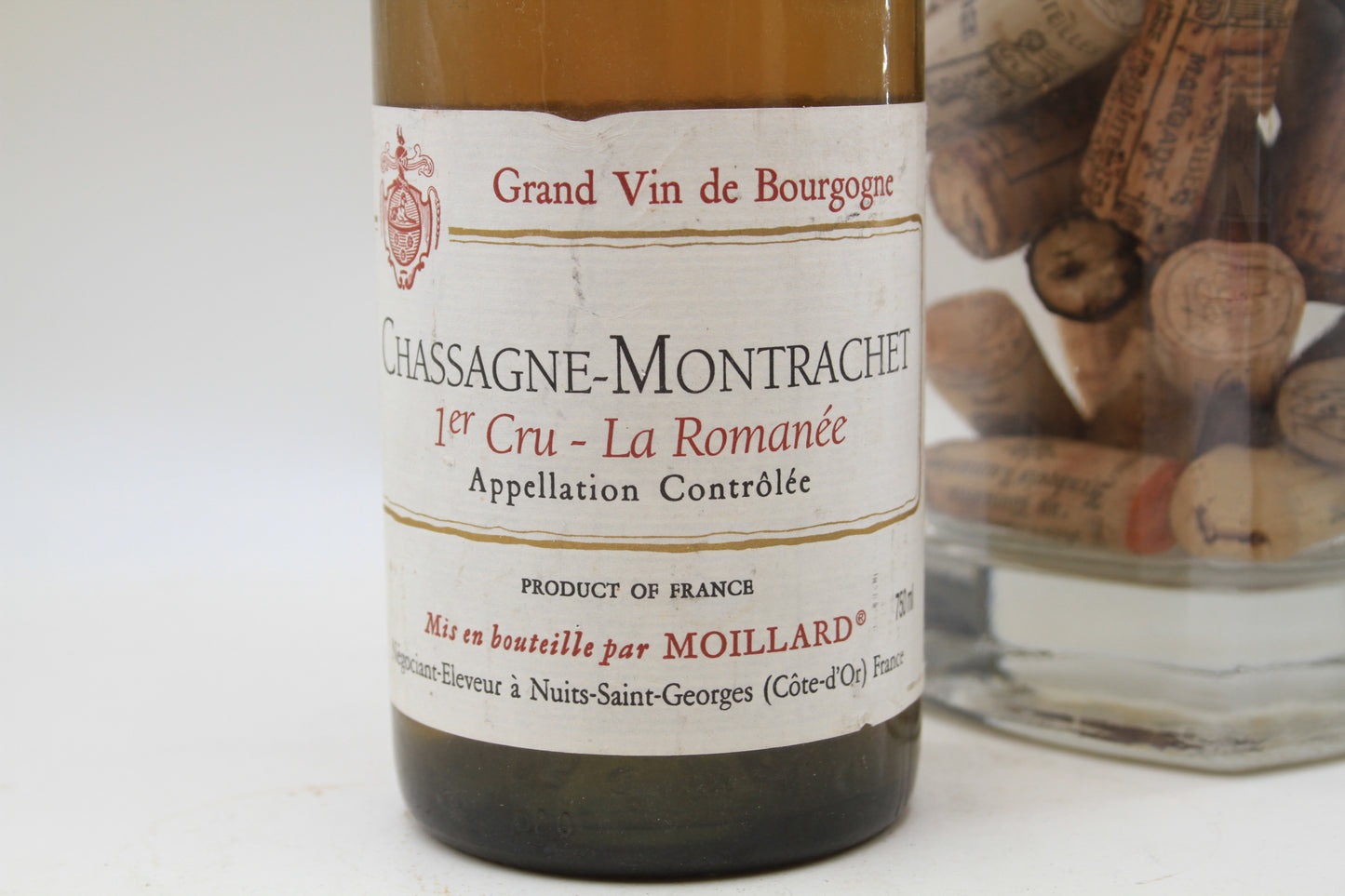 -Chassagne Montrachet 1er Cru "La Romanée"  ** 1989 ** Moillard - Eric-Dixvins