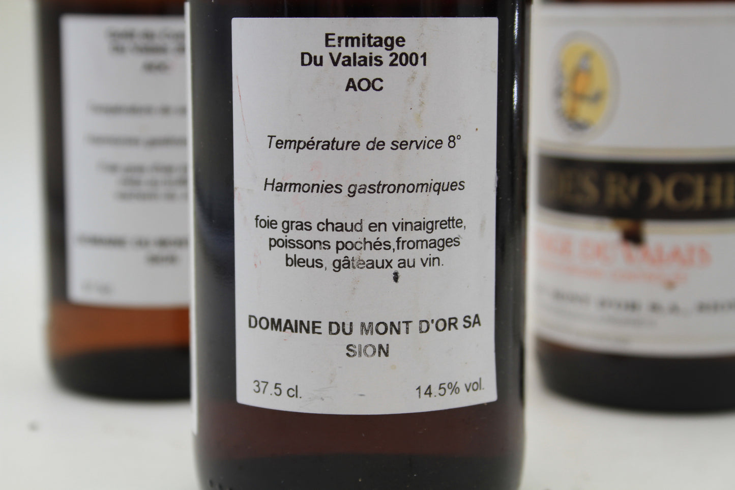 Ermitage du Valais +Gout du Conseil ** 2001 **   37,5cl x3 - Eric-Dixvins