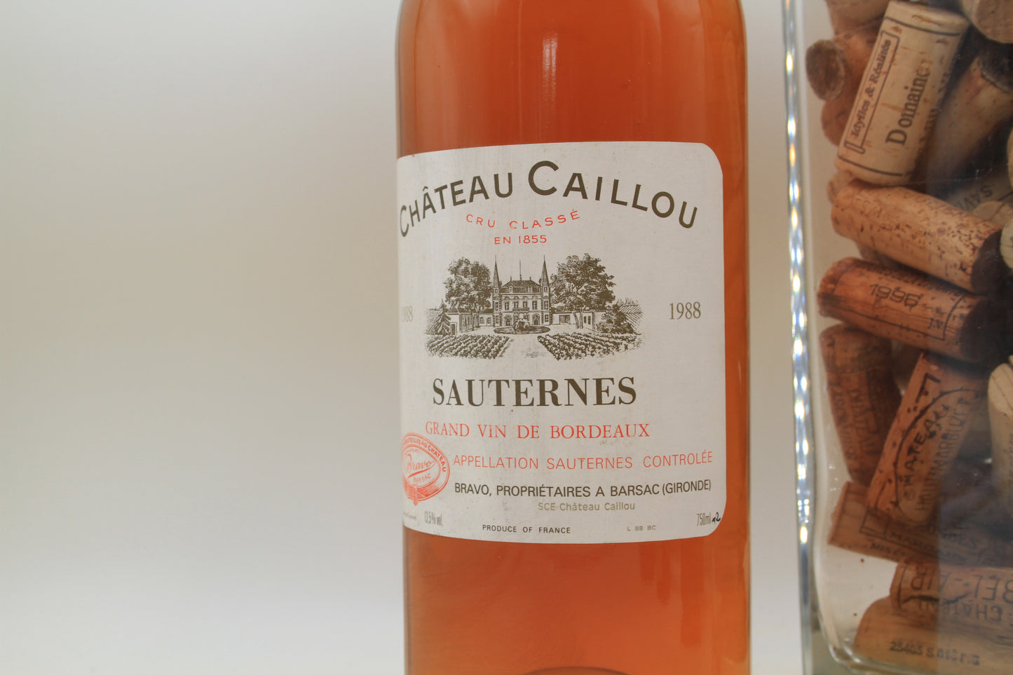 Chateau Caillou **1988 ** Grand Cru Classé  Sauternes. magnum 1,5l - Eric-Dixvins