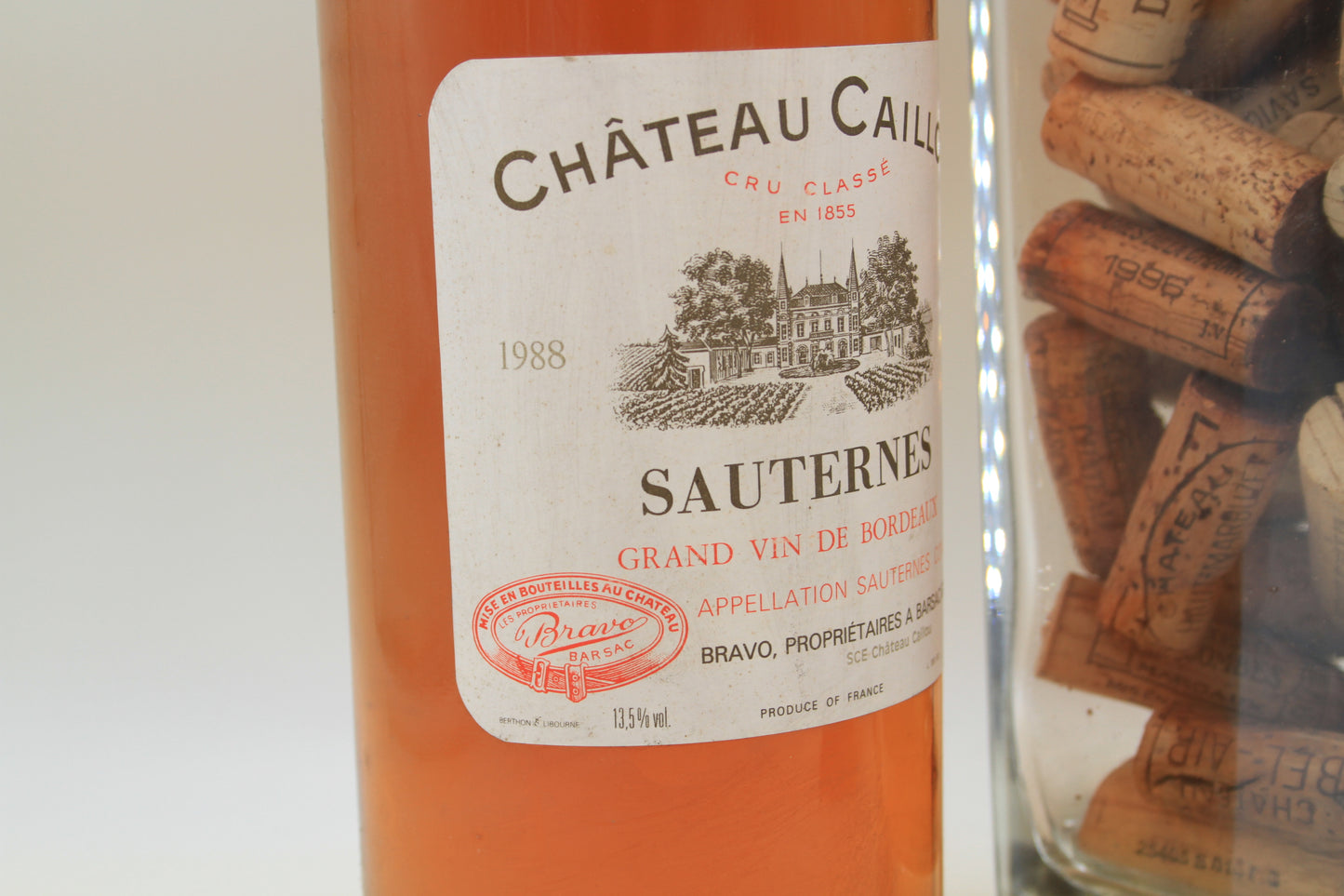 Chateau Caillou **1988 ** Grand Cru Classé  Sauternes. magnum 1,5l - Eric-Dixvins