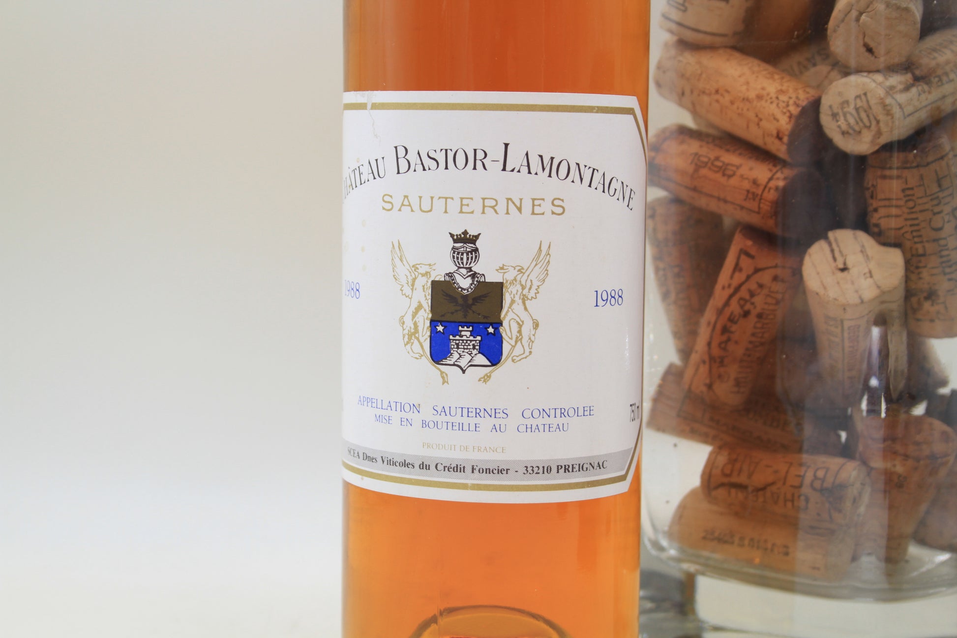 - Chateau Bastor Lamontagne ** 1988 ** Sauternes - Eric-Dixvins